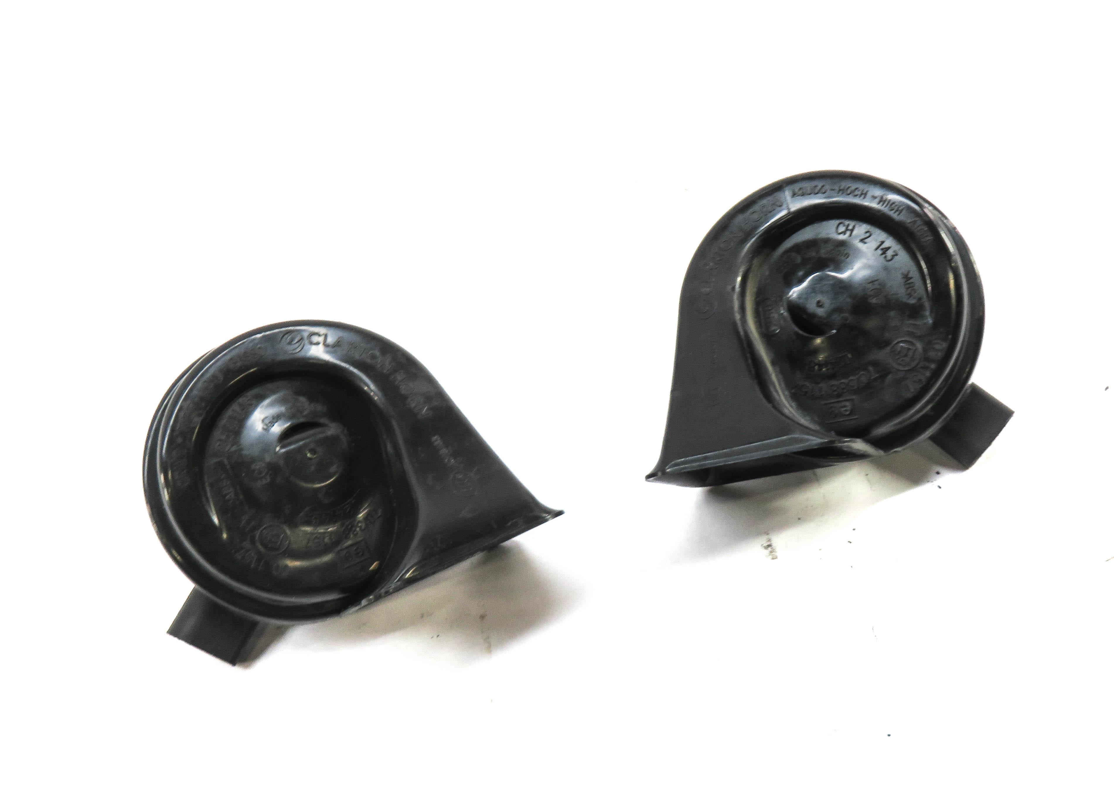 2010-2017 BMW 5 SERIES GT (F07 F10) HIGH & LOW TONE EMERGENCY SAFETY HORN SET-2 — exact item pictured