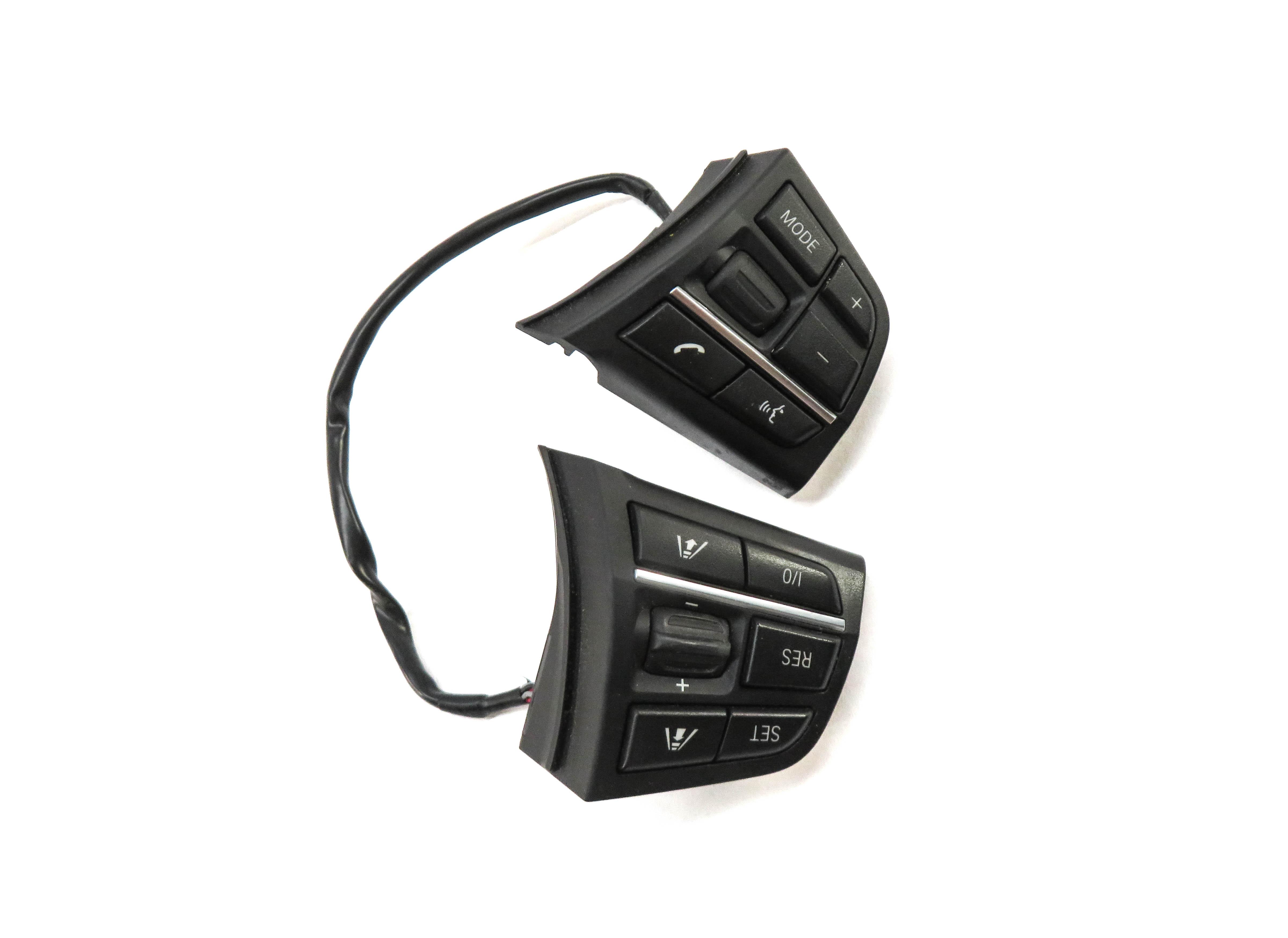2011 BMW 550iGT (F07) LANE DEPARTURE STEERING WHEEL SWITCH BUTTON SET-2 — exact item pictured