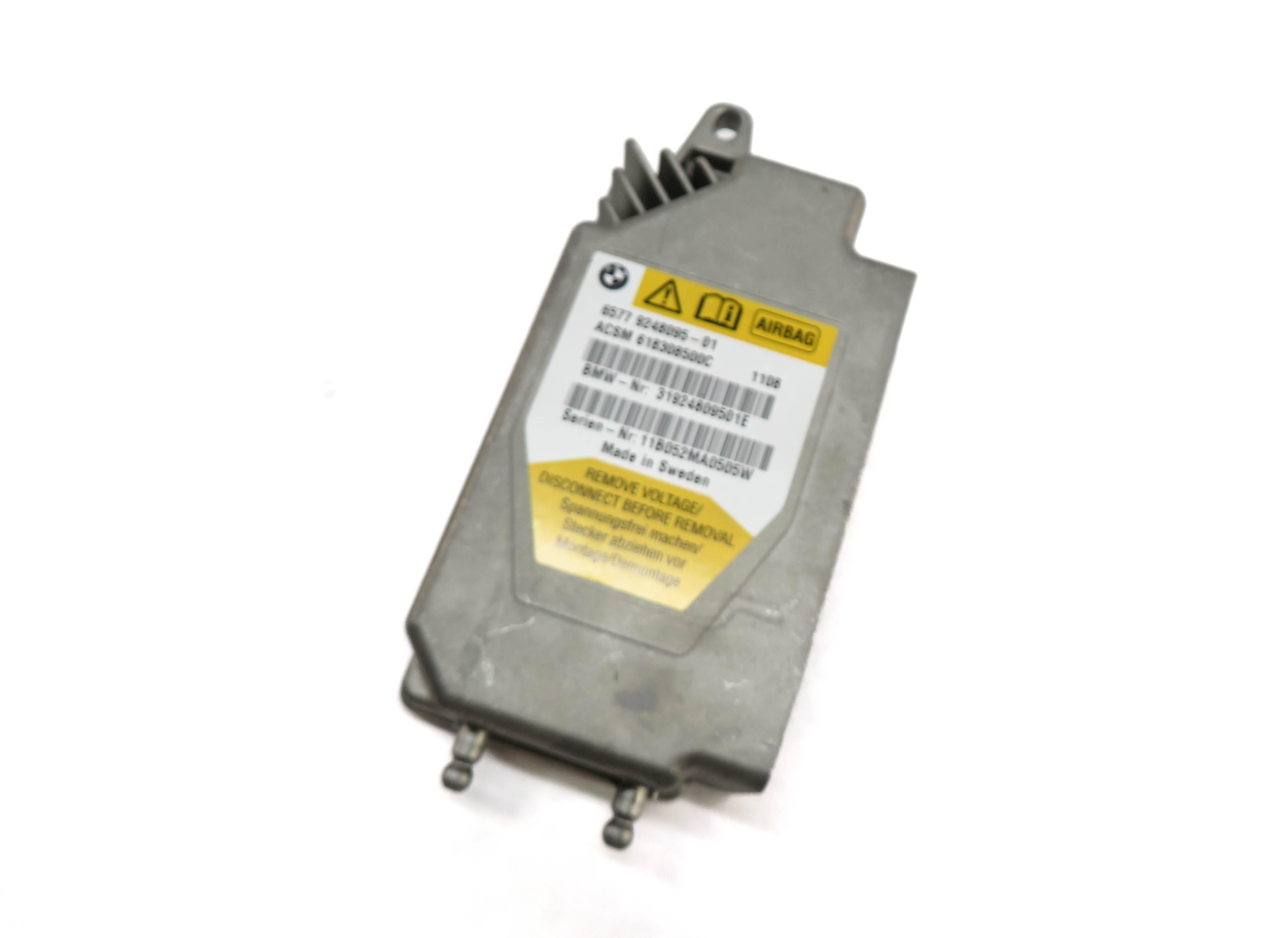 09-13 BMW 535iGT 550iGT 740i 750i 760i B7 (F01 F07 F10) SRS BAG CONTROL MODULE — exact item pictured