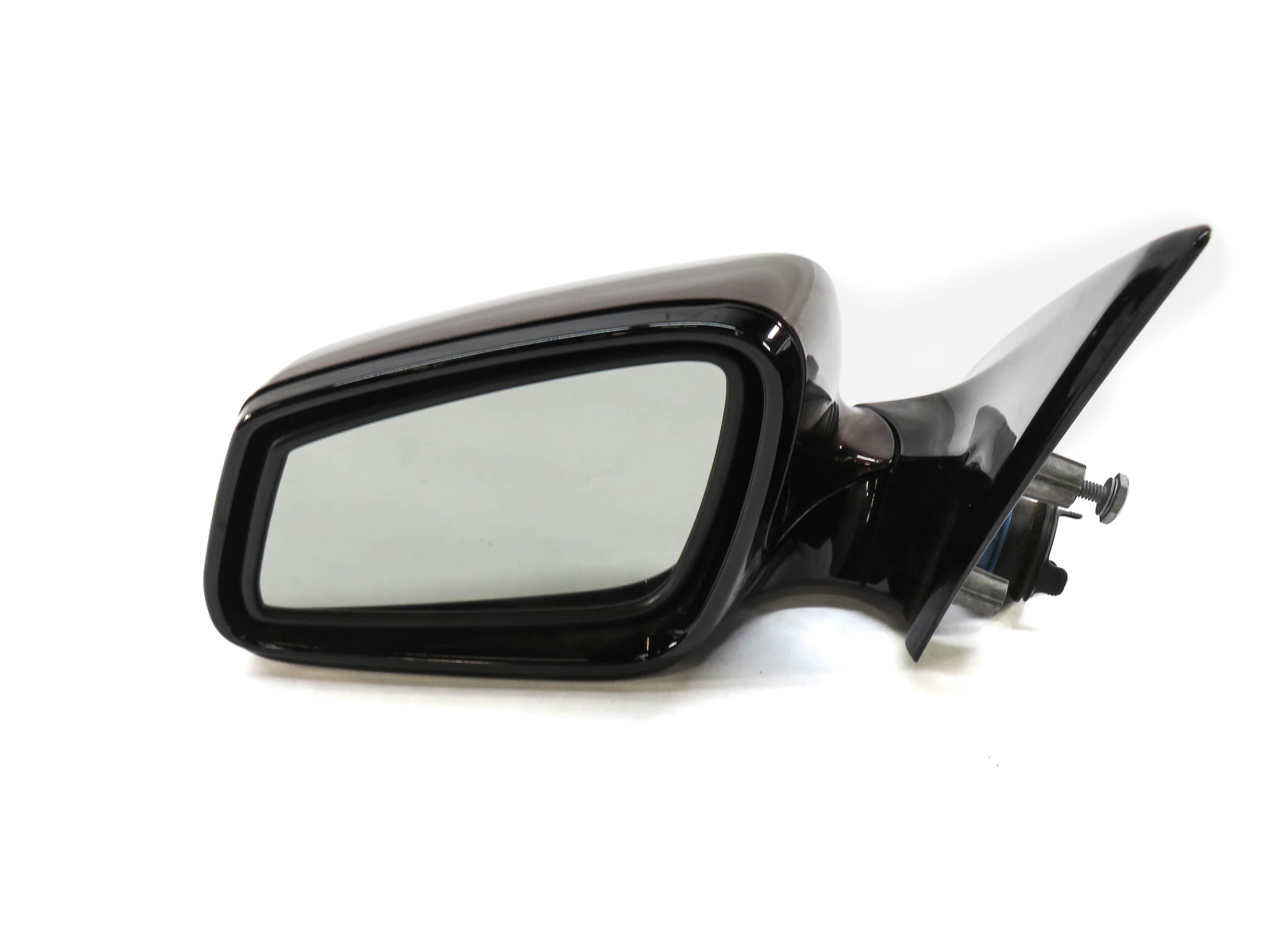 10-13 BMW 535iGT 550iGT (F07) LEFT P-FOLD BLIND SPOT CAMERA DOOR MIRROR (RED) — exact item pictured