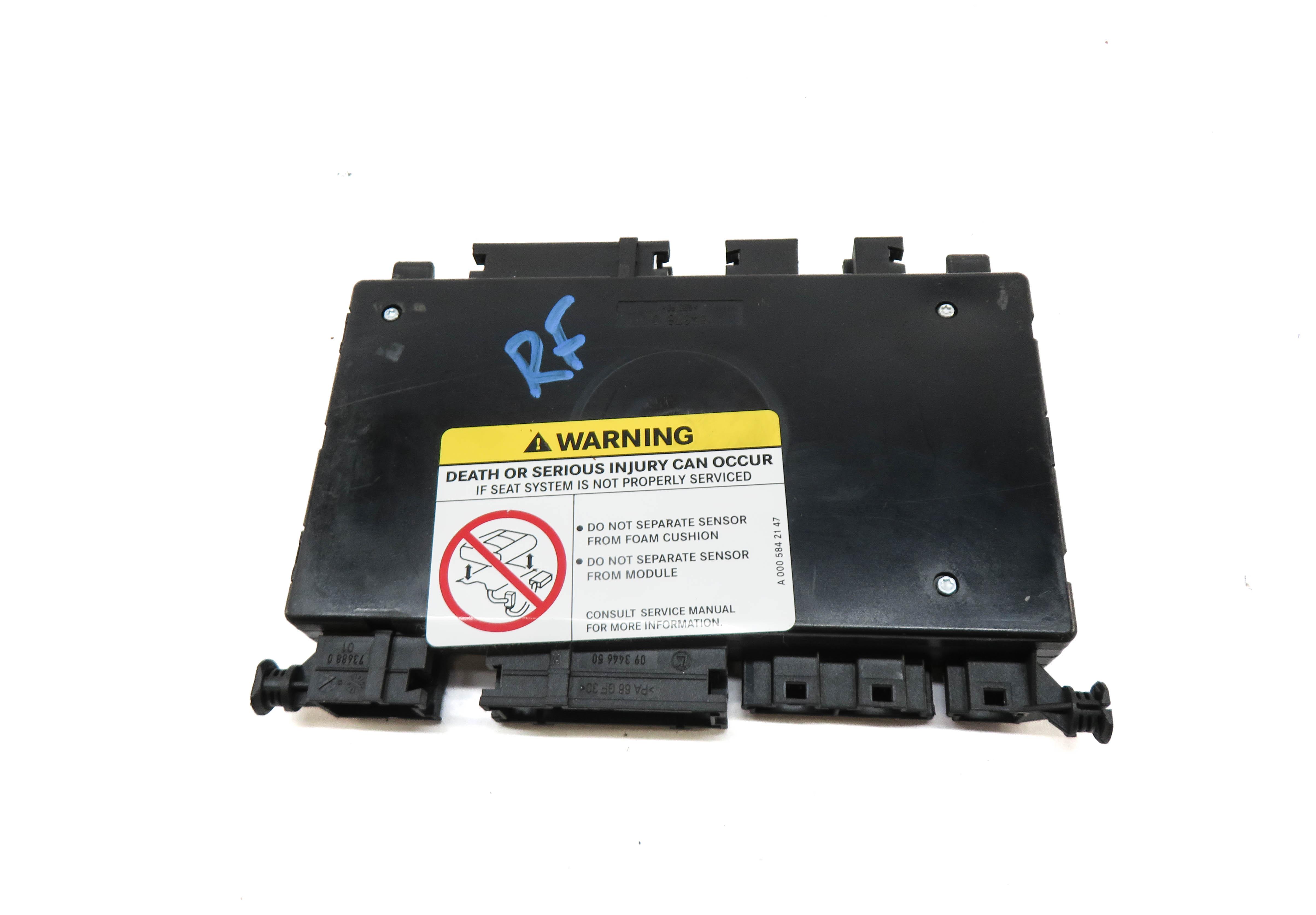 2012 MERCEDES E CLASS COUPE (W207) FRONT RIGHT PASSENGER SEAT CONTROL MODULE — exact item pictured