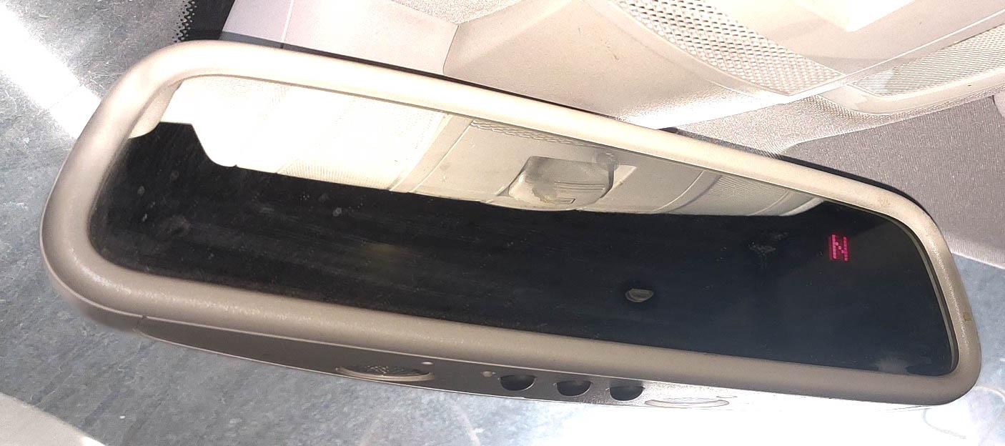 2012 E CLASS COUPE (W207) INTERIOR REAR VIEW MIRROR w/ COMPASS AUTODIM HOMELINK — exact item pictured