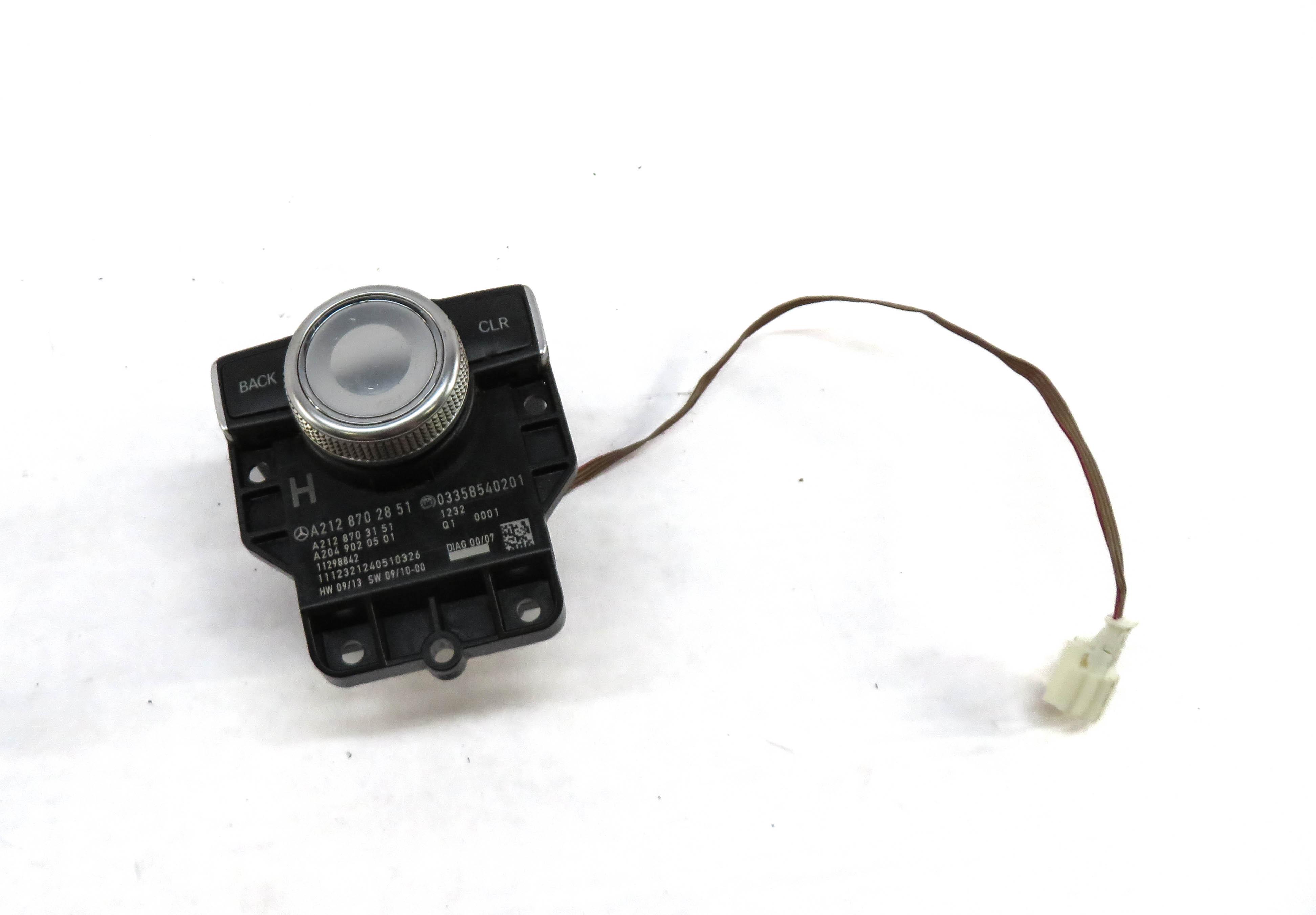 2012 MERCEDES E300 E350 E550 (W212) RADIO GPS NAVIGATION COMMAND CONTROL KNOB — exact item pictured