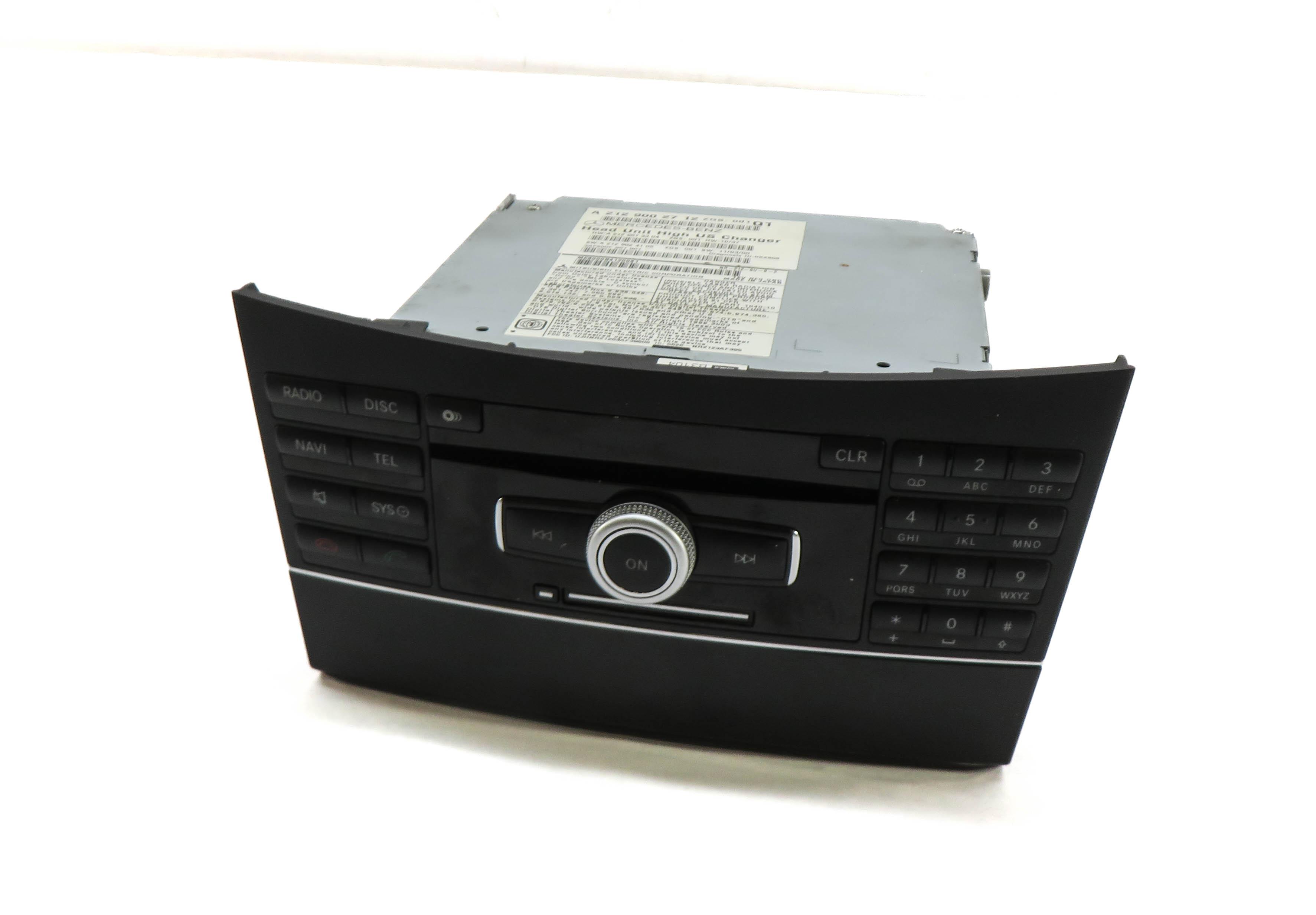 2012 MERCEDES E CLASS COUPE (W207) CD RADIO STEREO AMPLIFIER 2129002712 — exact item pictured
