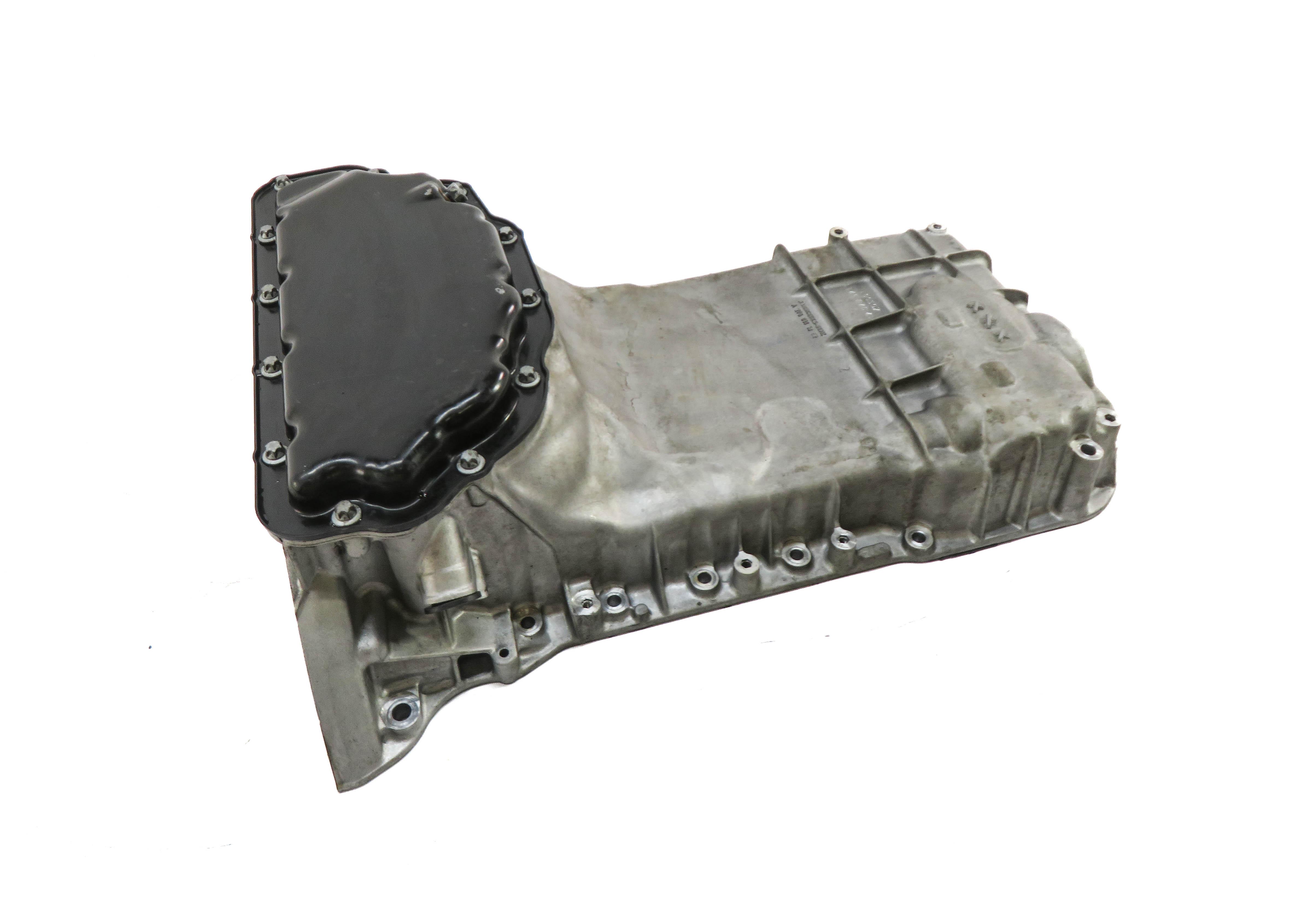12-20 MERCEDES C E GLK CLS W204 W207 W212 3.5L M276 UPPER & LOWER ENGINE OIL PAN — exact item pictured