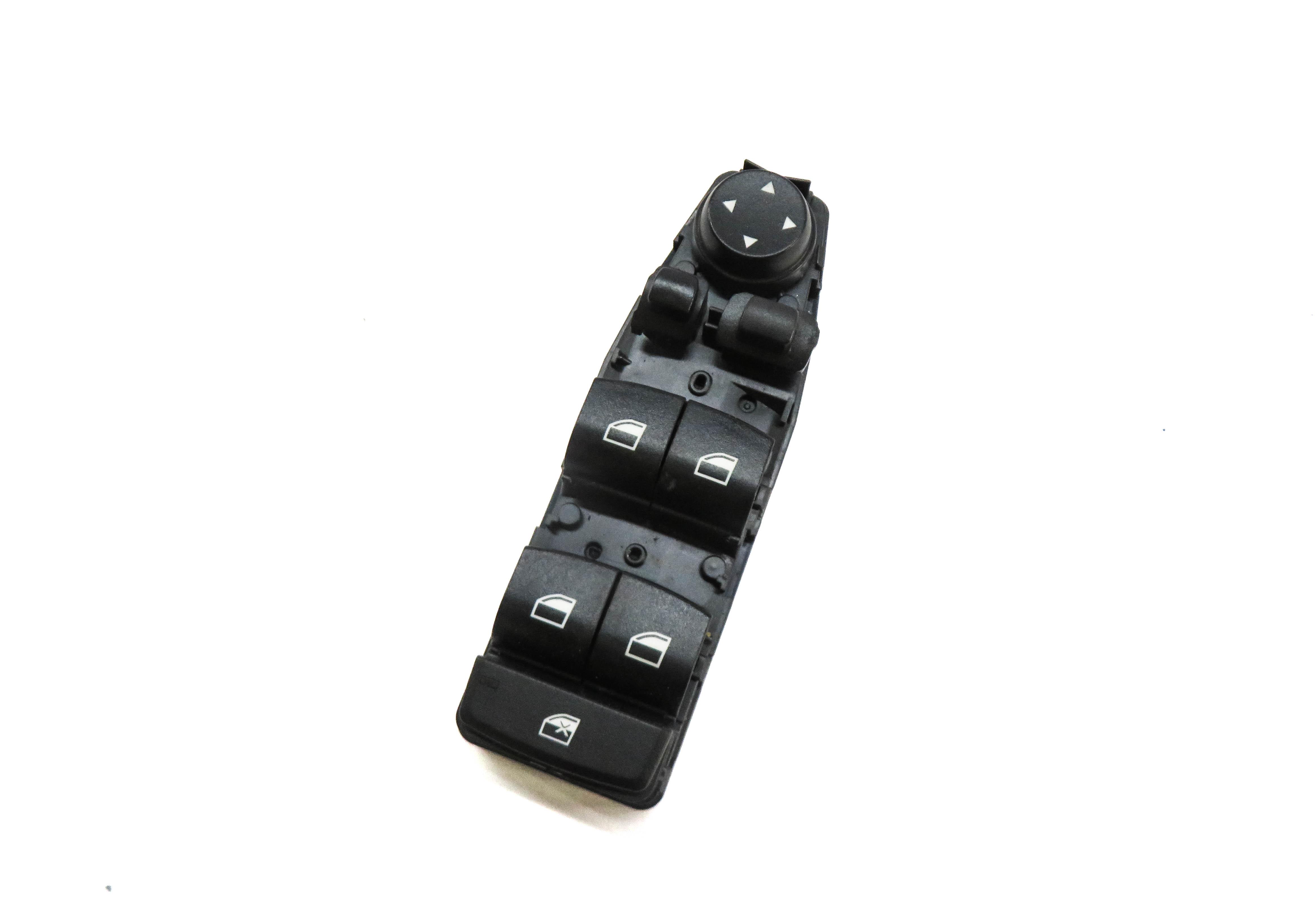 2010-2019 BMW 5 / 6 / GT / X3 (F07 F10 F12 F25) LEFT DRIVER P-FOLD WINDOW SWITCH — exact item pictured