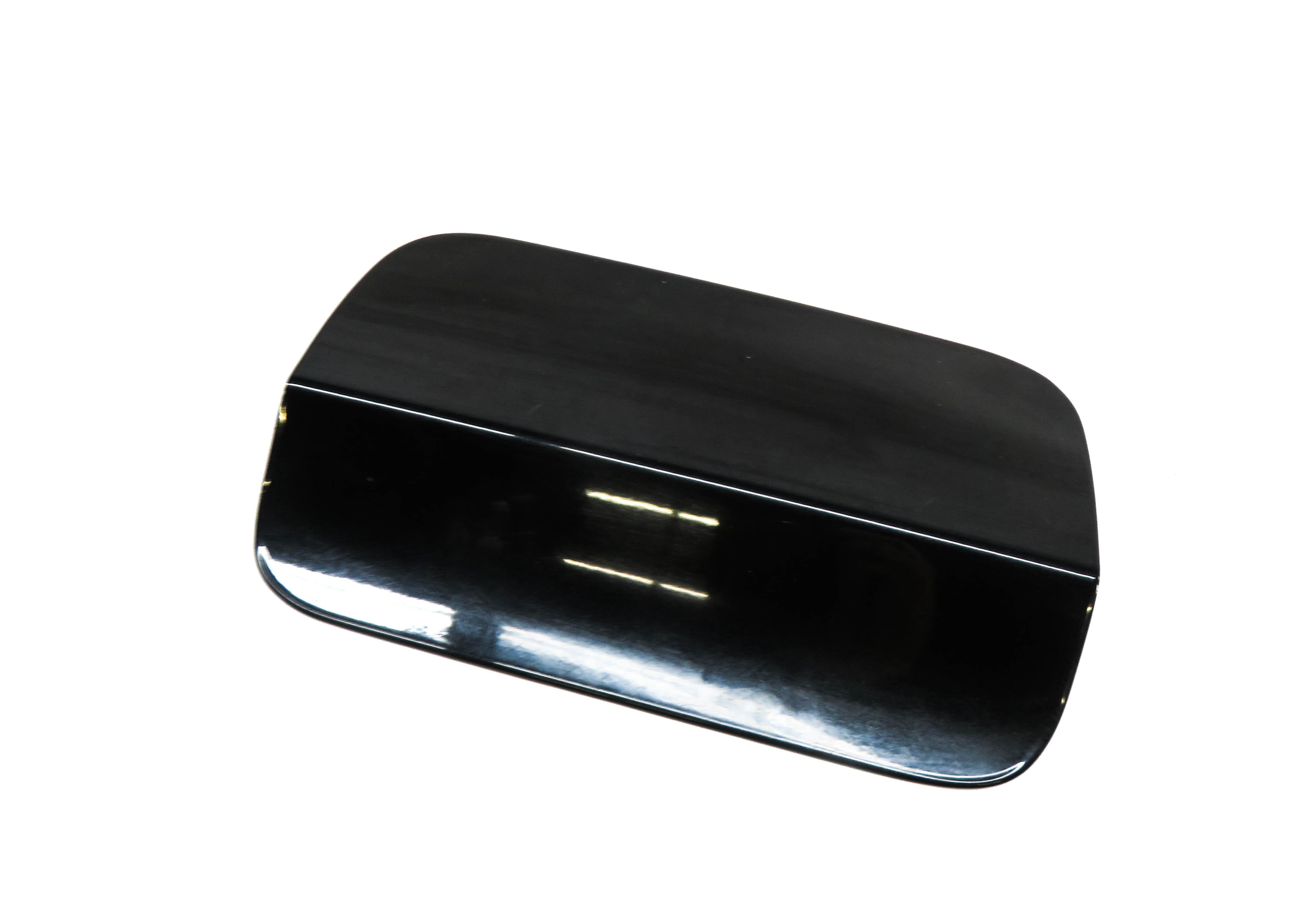 10-17 BMW 535iGT 550iGT (F07) FUEL TANK DOOR TRIM COVER (BLACK SAPPHIRE 475) — exact item pictured