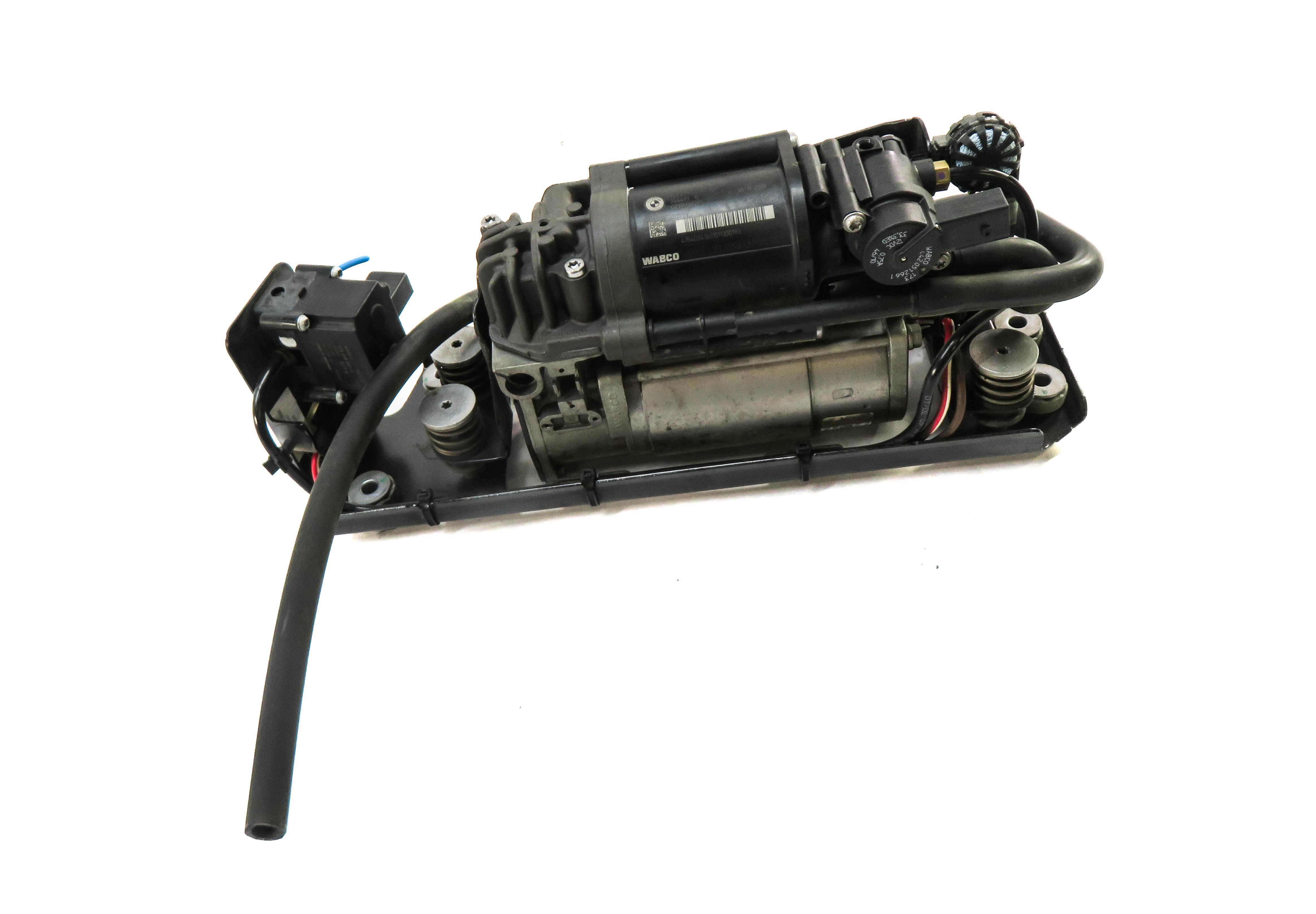09-17 BMW 535iGT 550iGT 740i 750i 760i (F01 F10) AIR SUSPENSION COMPRESSOR PUMP — exact item pictured