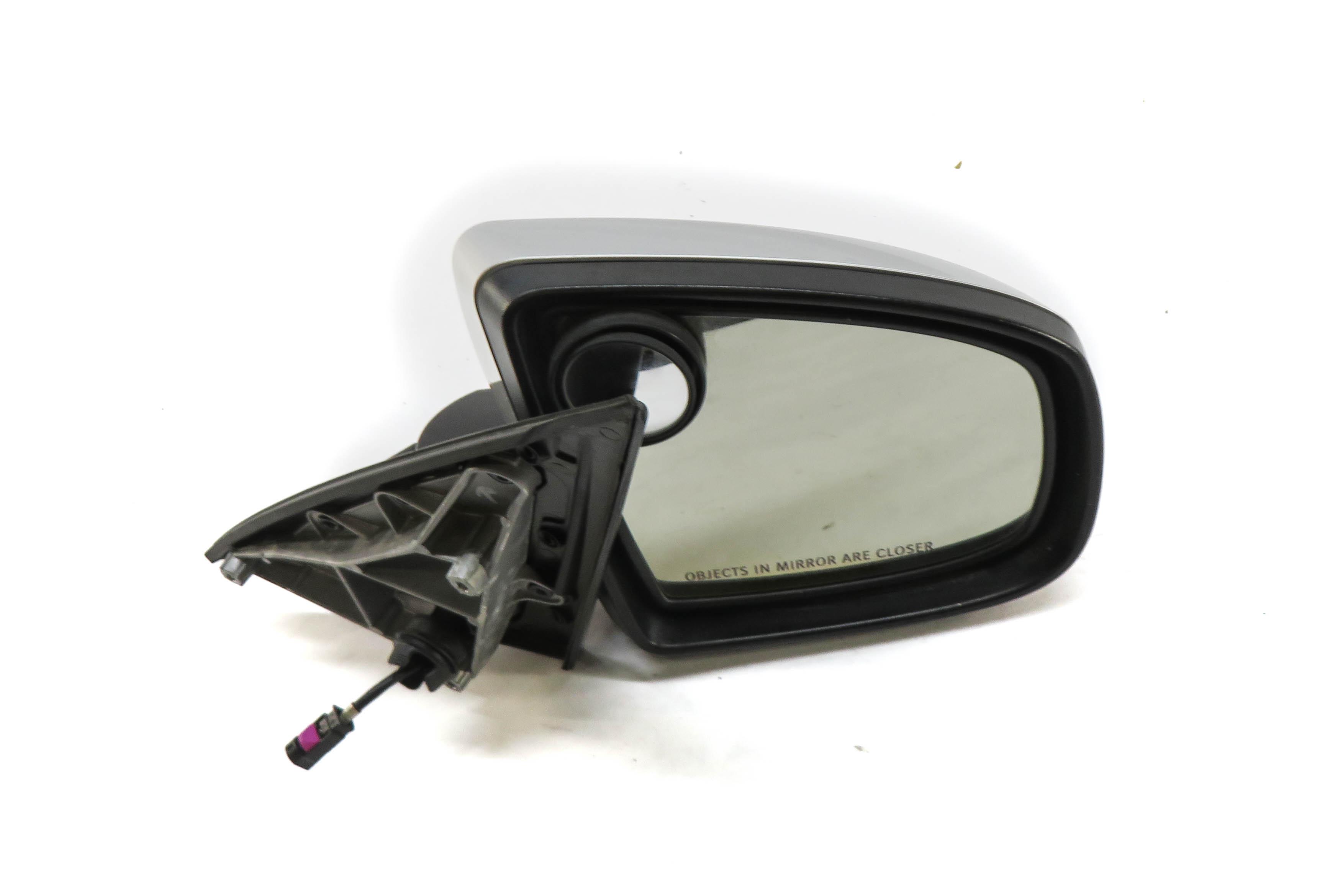 2010-2013 BMW X5 (E70) RIGHT P-FOLD AUTODIM CAMERA HEATED DOOR MIRROR (SILVER) — exact item pictured