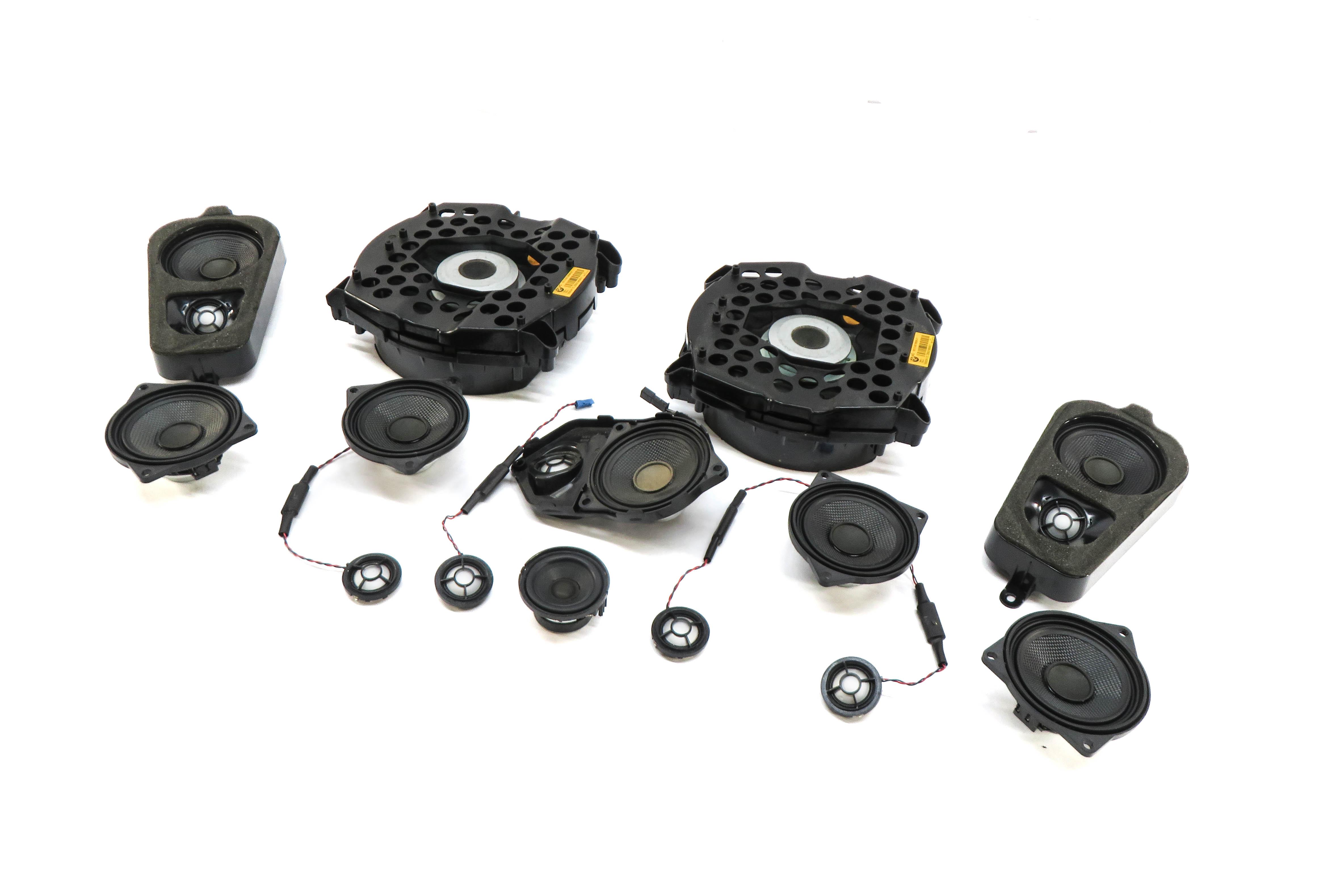 2010 BMW X5 (E70) RADIO STEREO AUDIO SUB SUBWOOFER TWEETER SPEAKER SET-14 — exact item pictured
