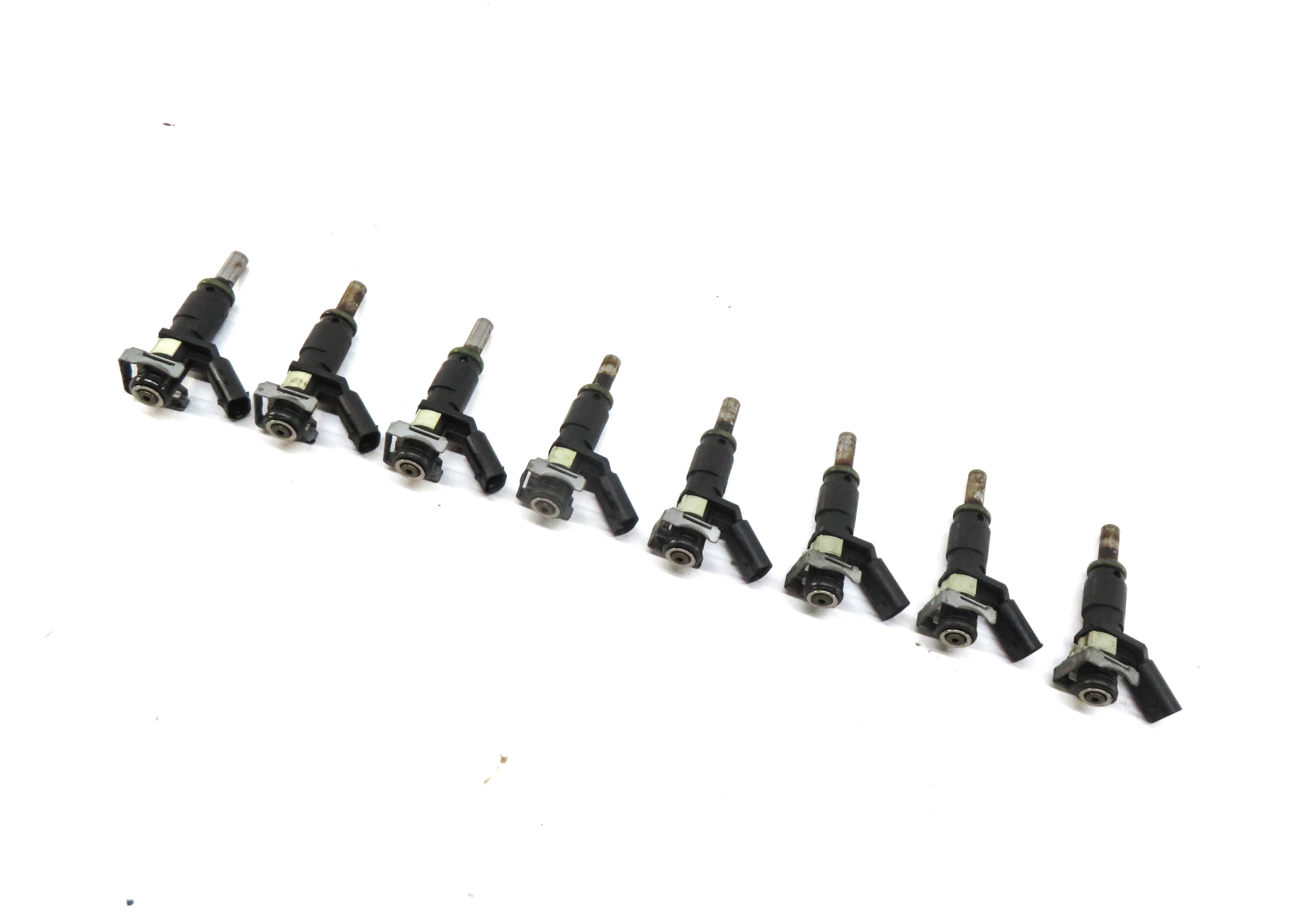 2006-2012 MERCEDES C E G GL ML S SL (W204 W212 W221 W164 X164) FUEL INJECTOR SET — exact item pictured