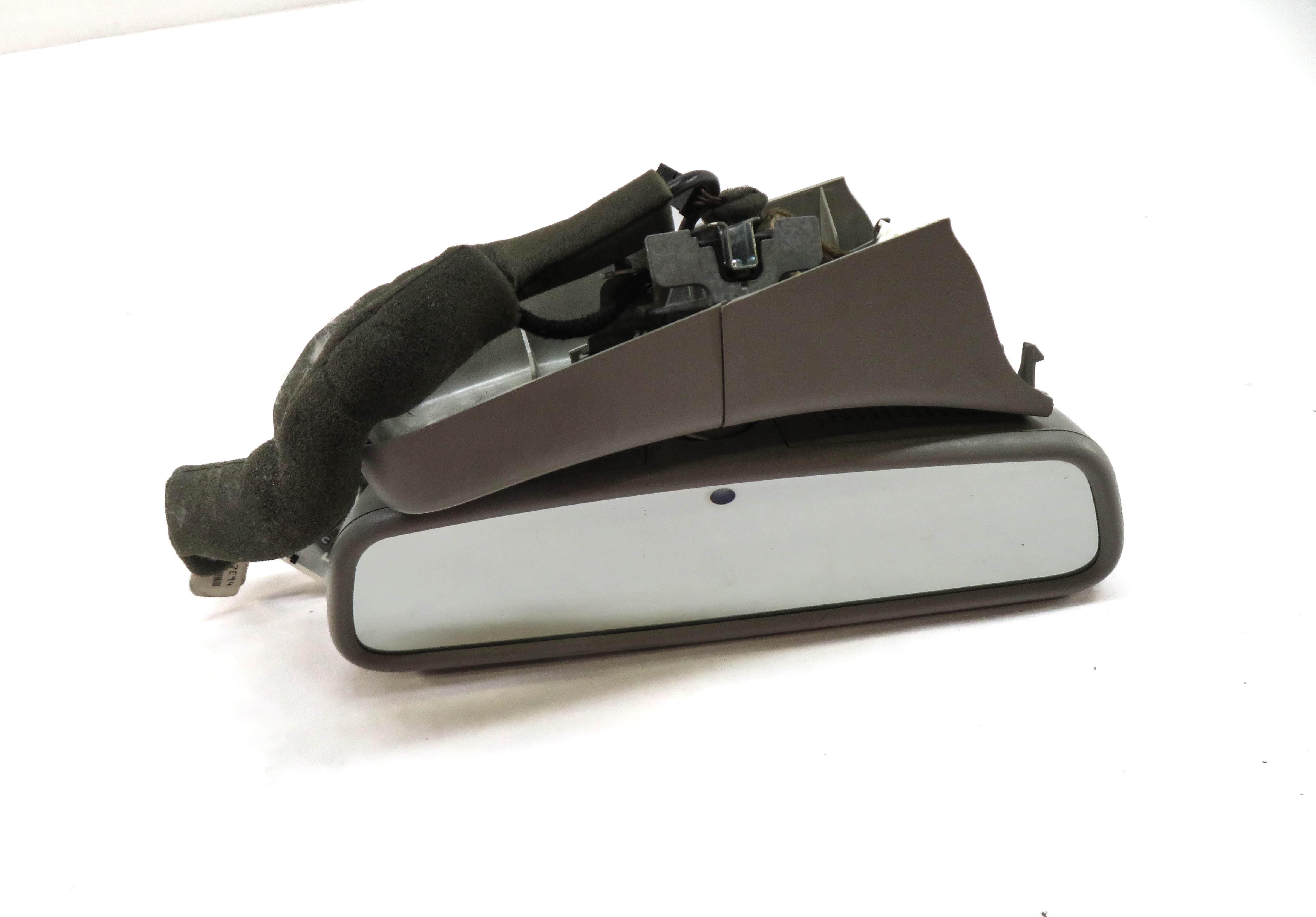 07-12 MERCEDES GL R CLASS (W251 X164) AUTODIM REARVIEW MIRROR w/ HOMELINK (GRAY) — exact item pictured