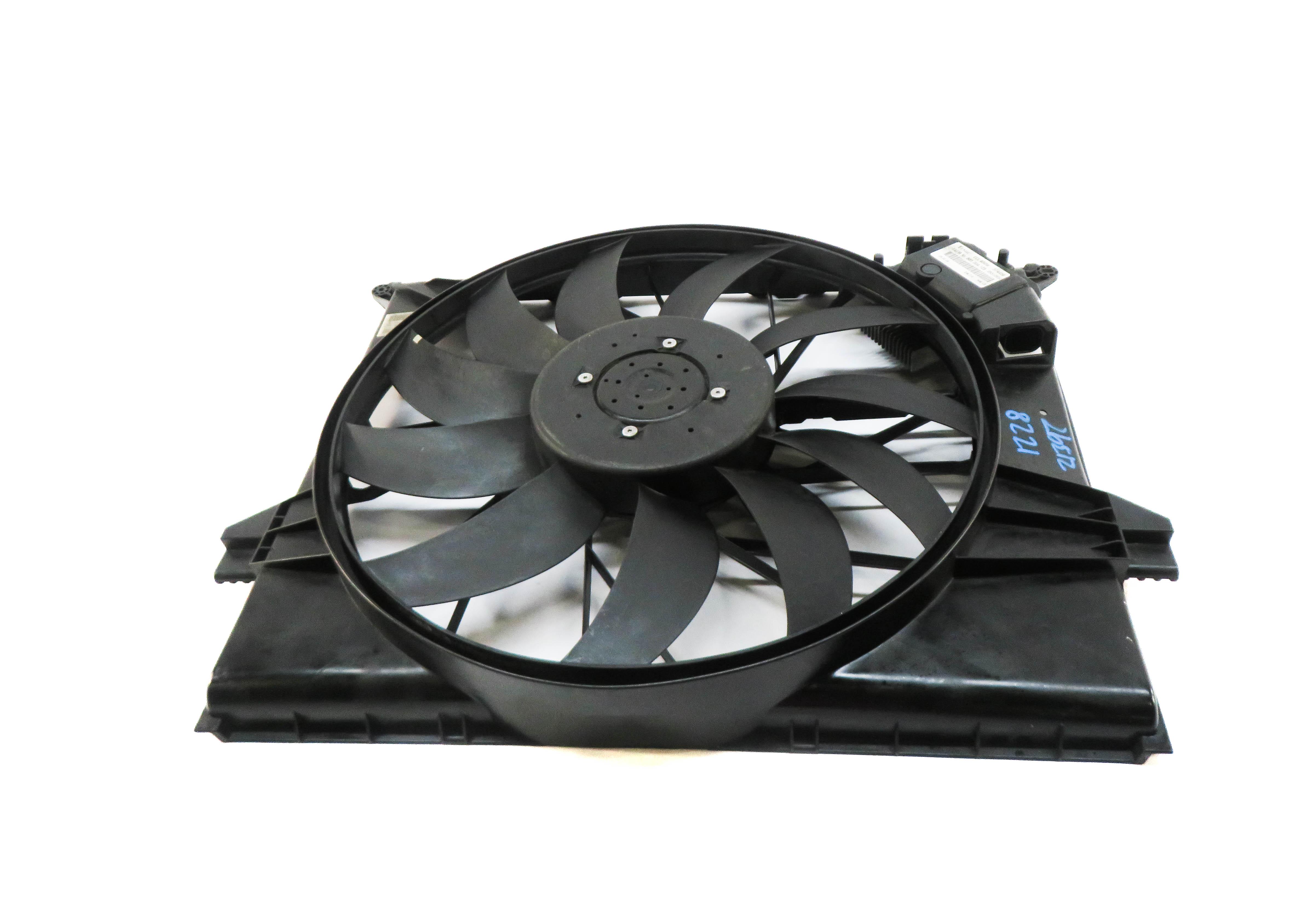 2007-2012 MERCEDES GL ML R CLASS (X164 W164 W251) RADIATOR COOLING FAN w/ SHROUD — exact item pictured