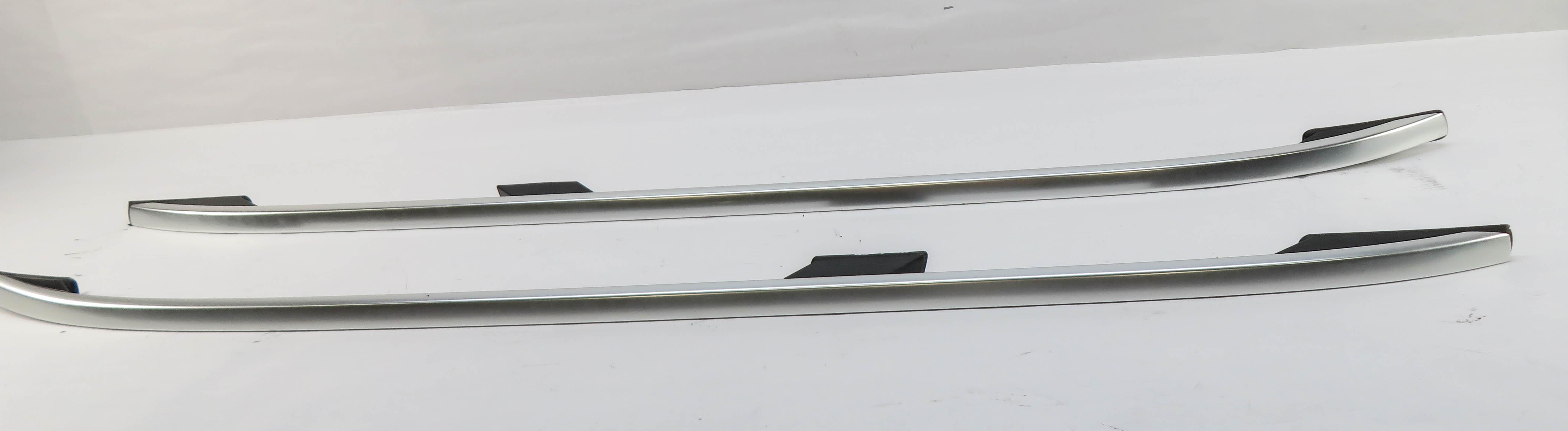 2014 MERCEDES ML350 (W166) ROOF LEFT RIGHT ROOF LUGGAGE RACK SET 2 (CHROME) — exact item pictured