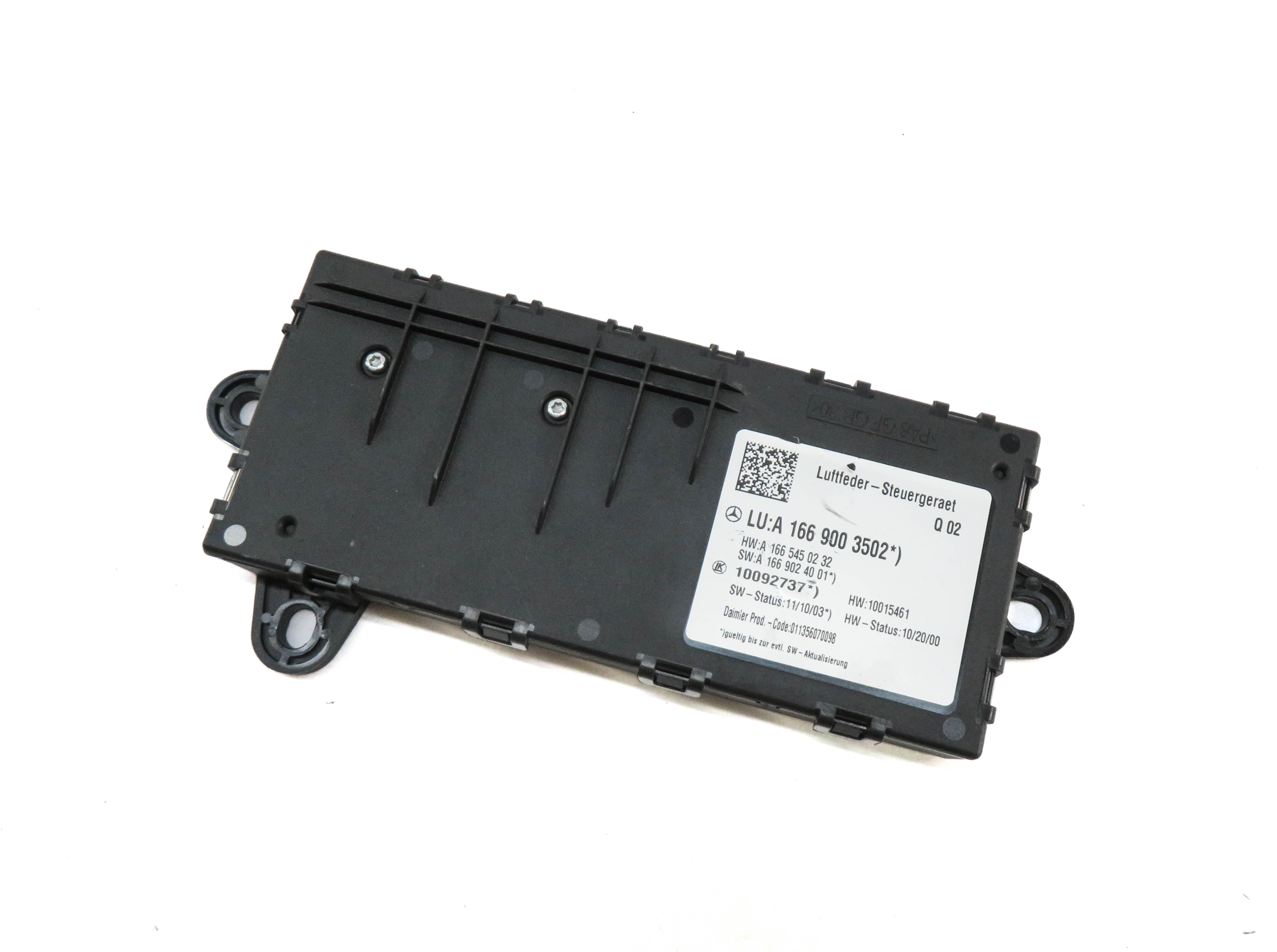 2012 MERCEDES ML350 ML550 ML63 (W166) AIR SUSPENSION CONTROL MODULE — exact item pictured