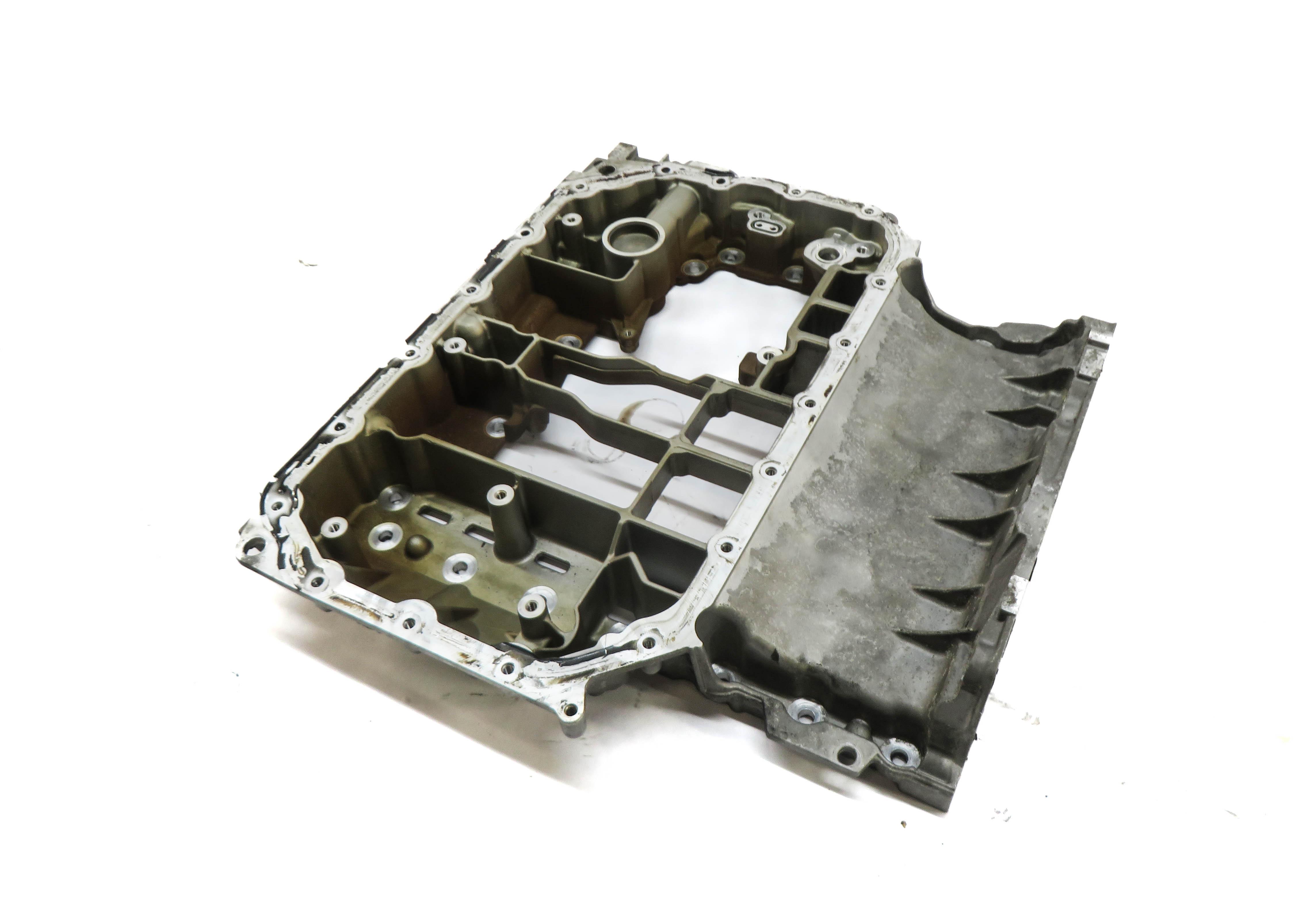 2014 AUDI Q7 (4L) 3.0L CTWB SUPERCHARGED ENGINE UPPER OIL PAN CRADLE — exact item pictured
