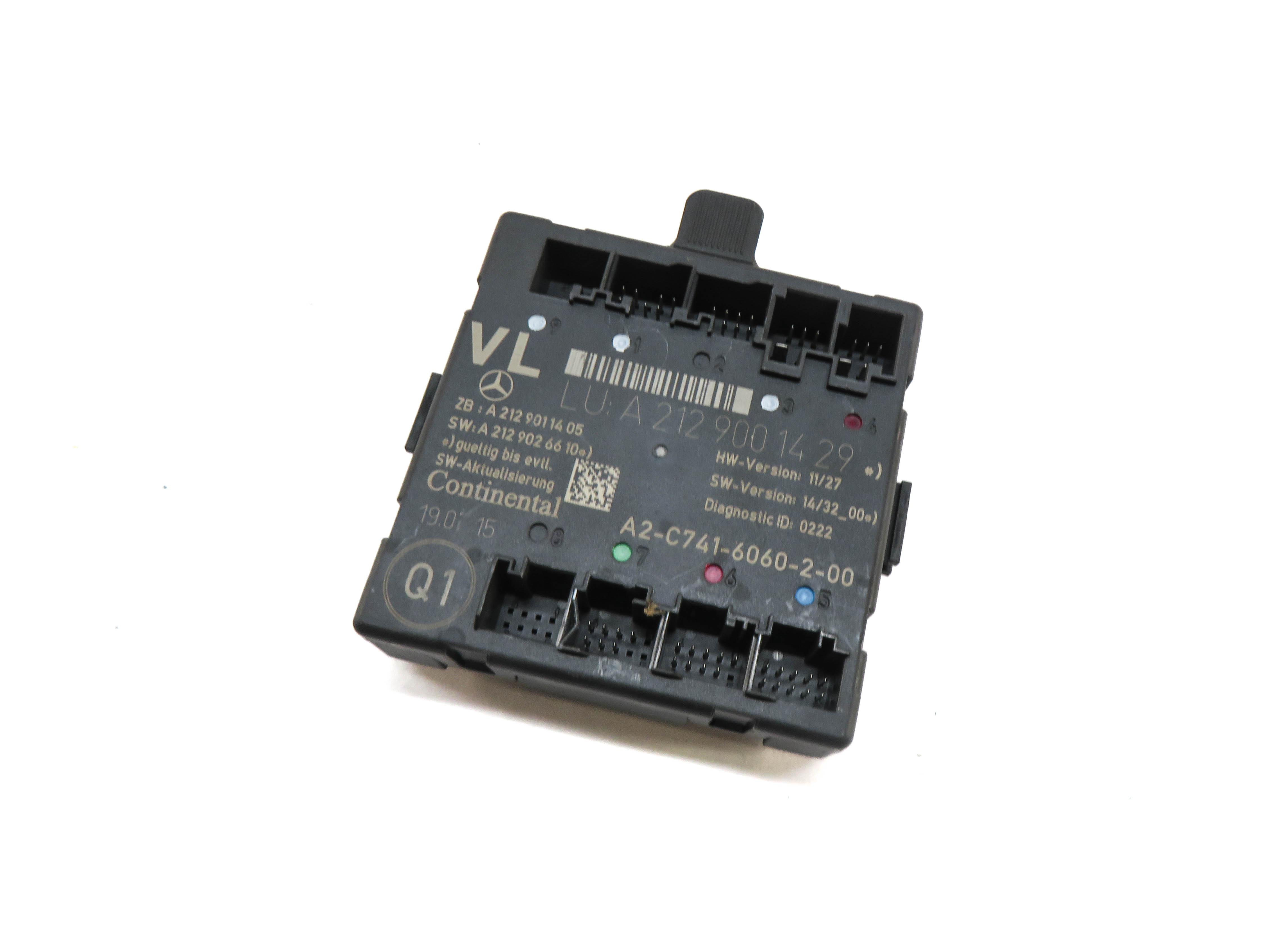 2016 MERCEDES SLK300 (R172) LEFT FRONT DRIVER DOOR CONTROL MODULE — exact item pictured