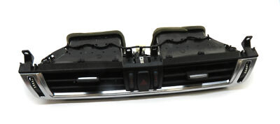2014 BMW X5 (F15) FRONT CENTER DASH DASHBOARD VENT WITH HAZARD BUTTON (Black) — exact item pictured