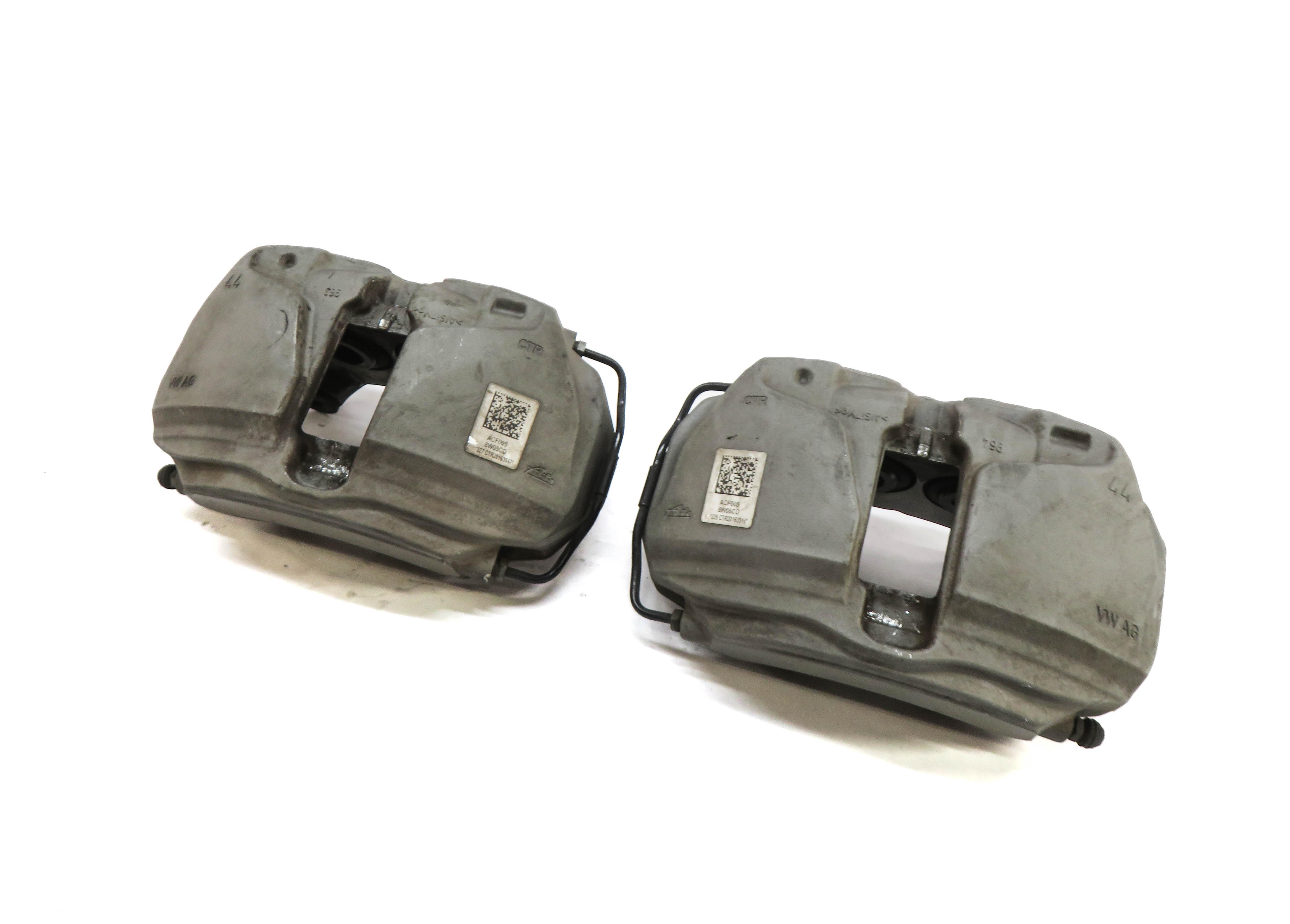 2017-2019 AUDI A4 A5 (B9 8W 8W6) FRONT LEFT & RIGHT BRAKE CALIPER SET-2 — exact item pictured