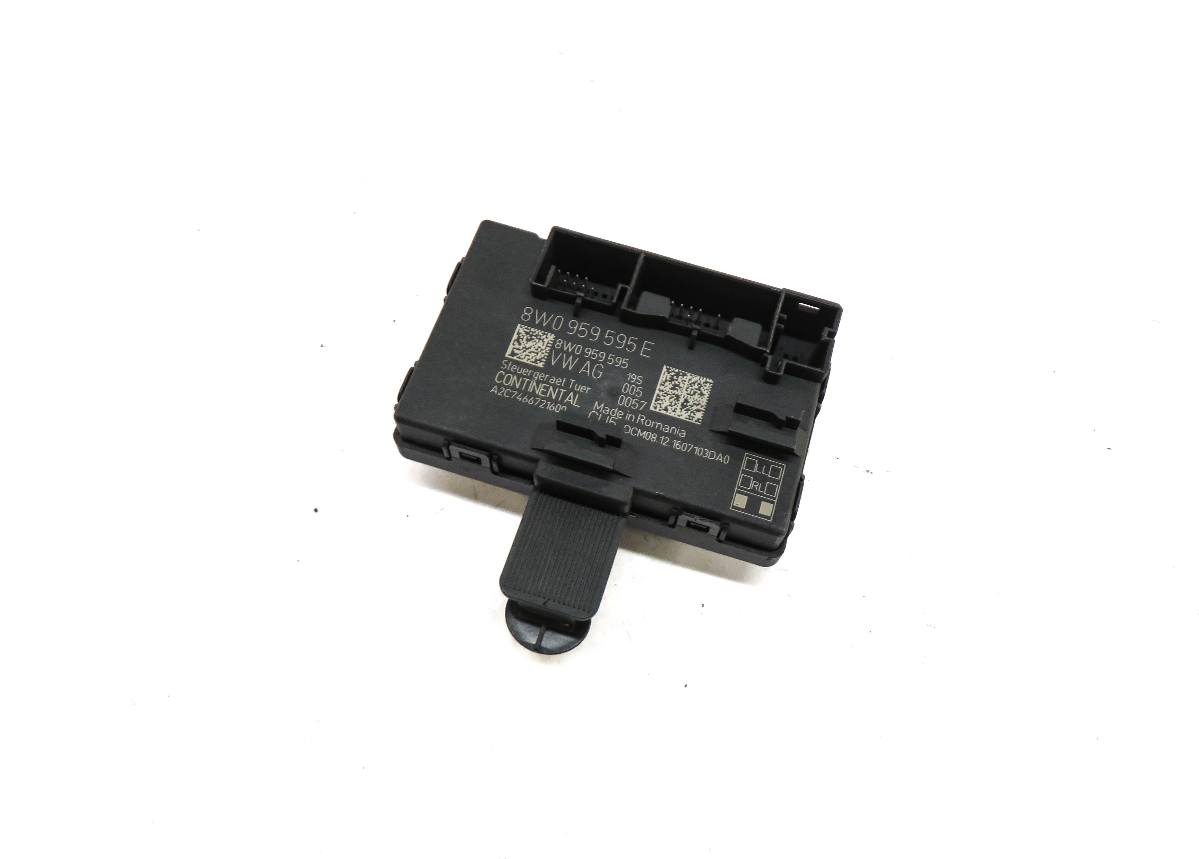 2017 AUDI A4 (B9 8W) LEFT REAR DOOR CONTROL MODULE — exact item pictured