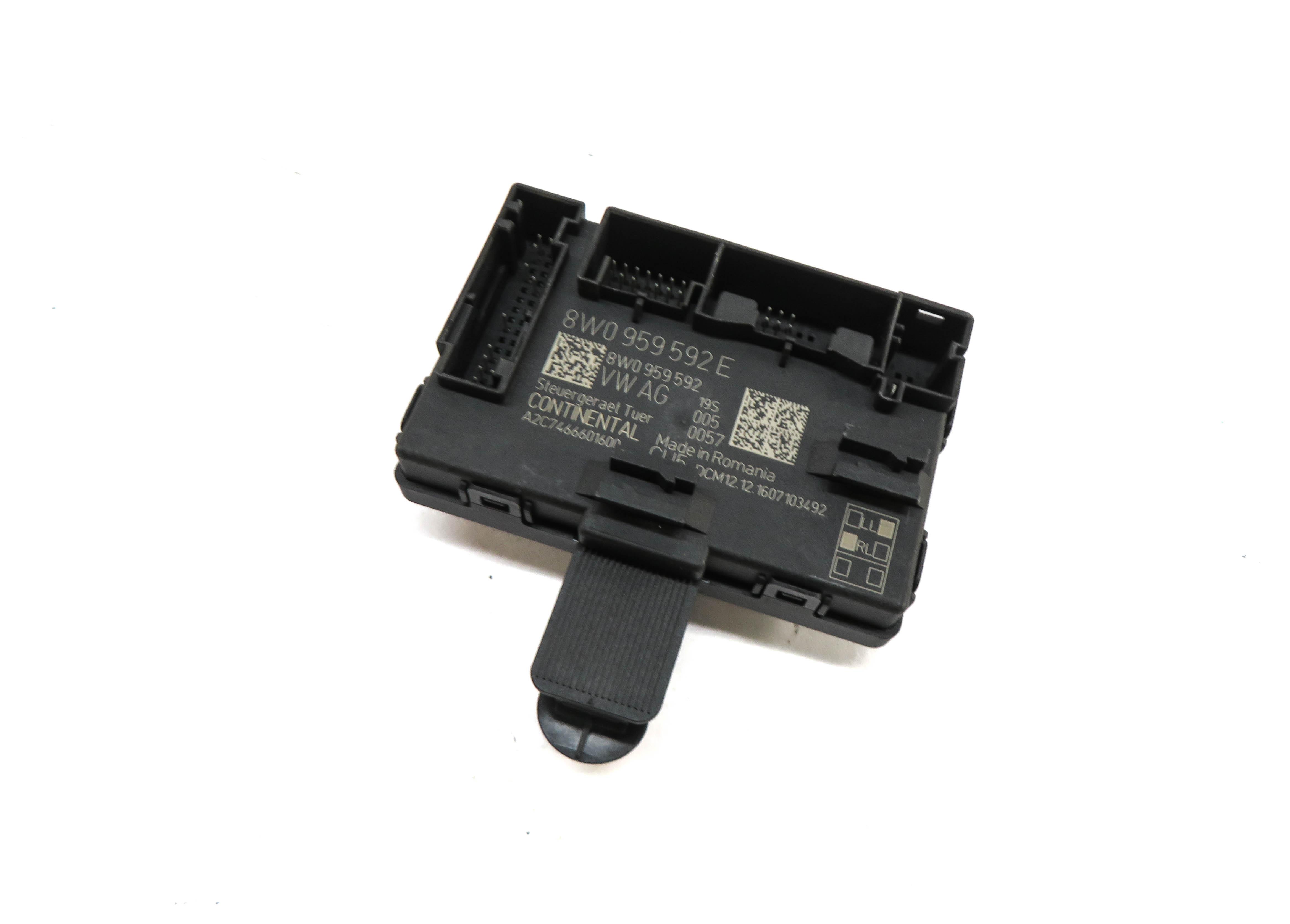 2017 AUDI A4 (B9 8W) RIGHT FRONT PASSENGER DOOR CONTROL MODULE — exact item pictured