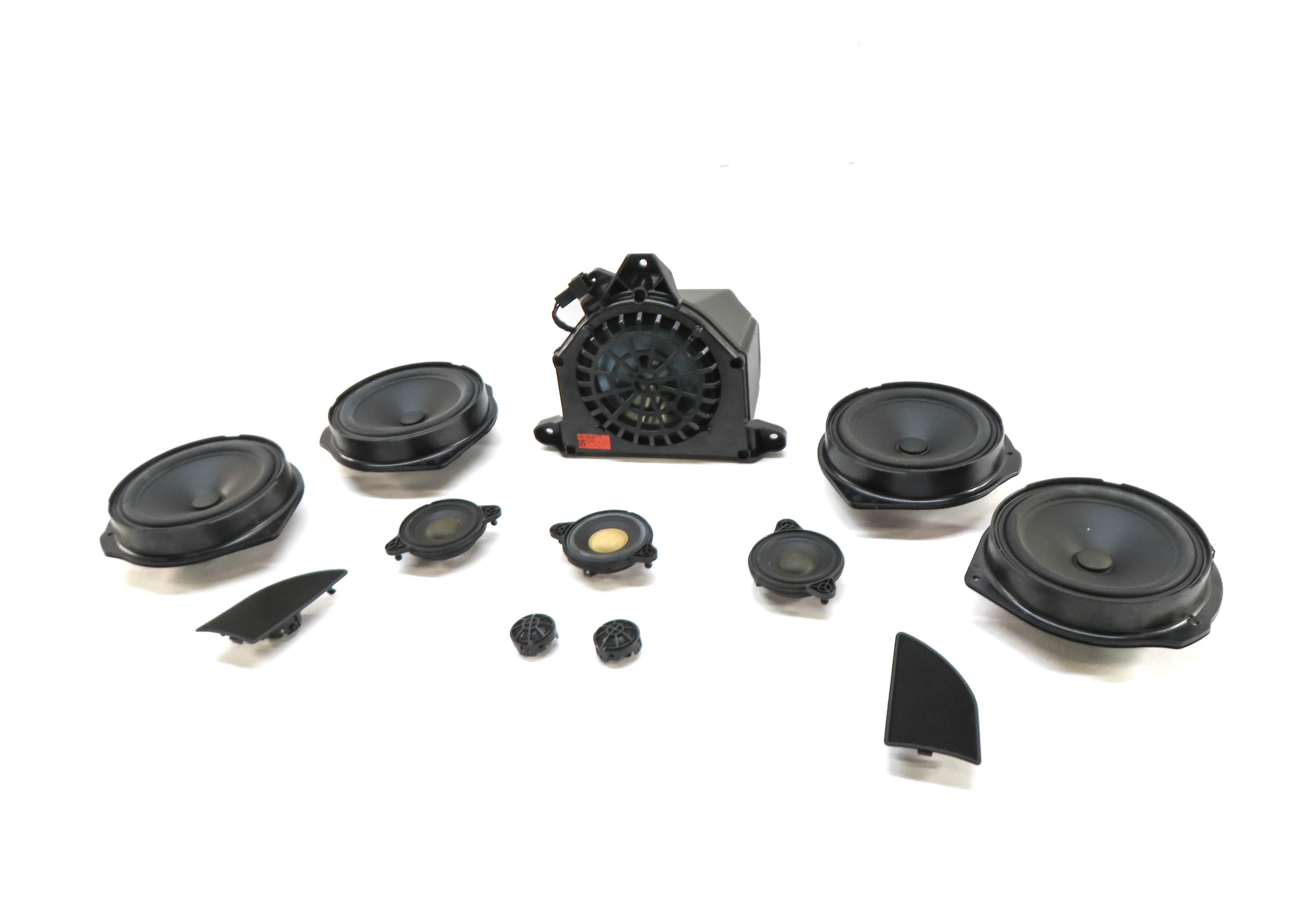2014 MERCEDES E350 CONVERTIBLE A207 FRONT REAR LEFT RIGHT LOGIC 7 SPEAKER SET 12 — exact item pictured