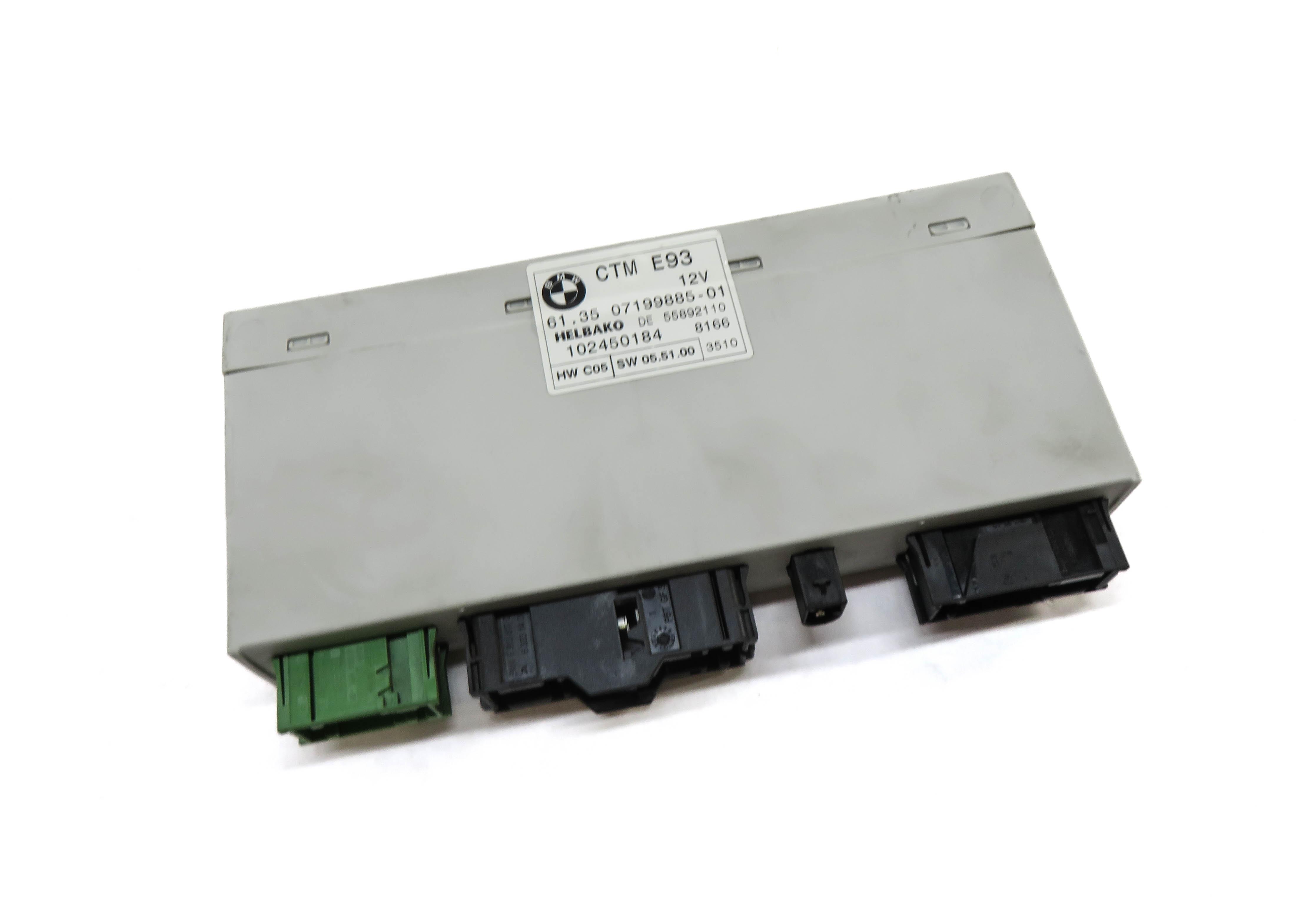 2007-2013 BMW 328i 335i M3 (E93) CONVERTIBLE TOP FOLDING ROOF CONTROL MODULE CTM — exact item pictured