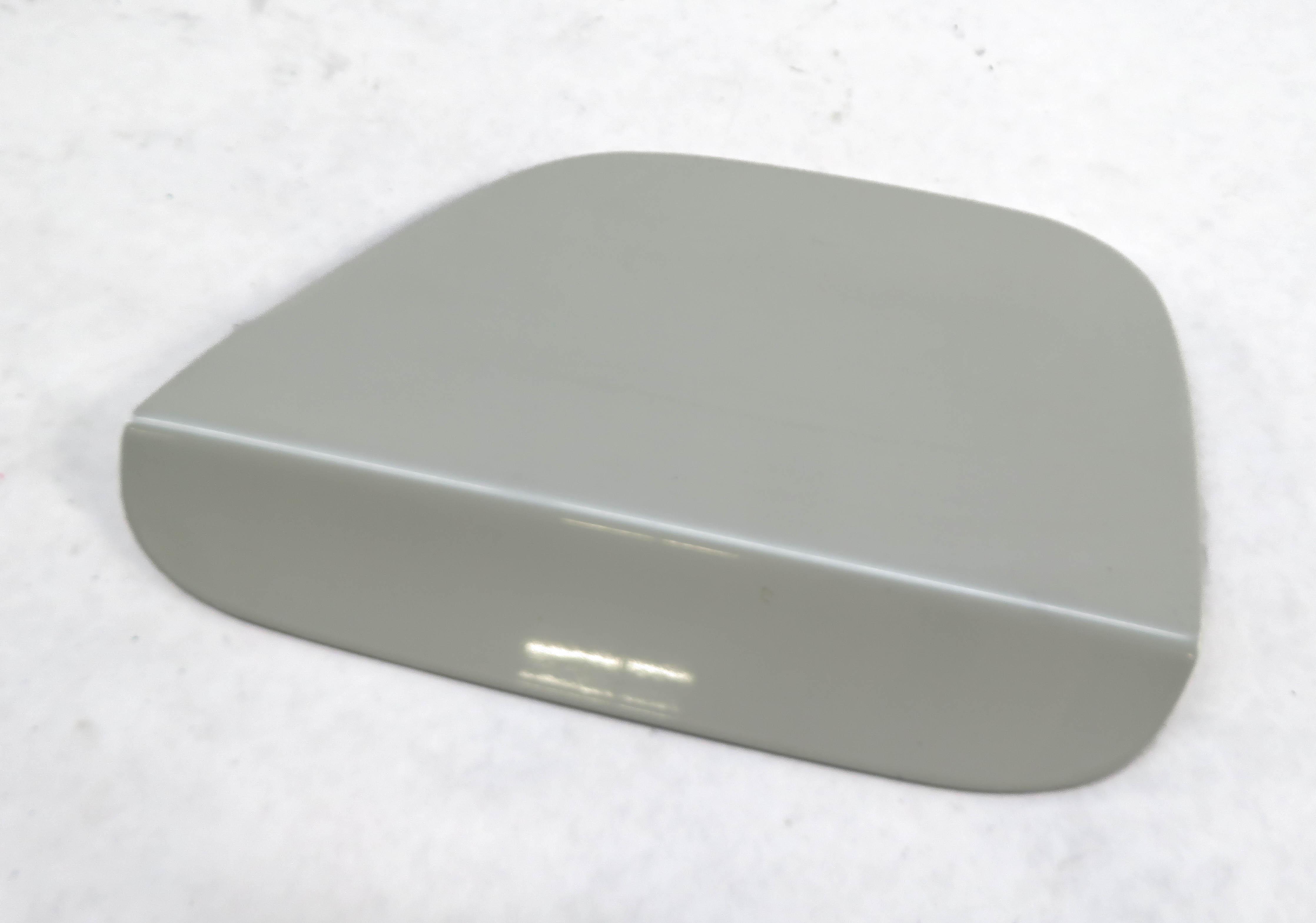 07-13 BMW 328i 335i M3 (E93) CONVERTIBLE FUEL TANK DOOR LID COVER TRIM (WHITE) — exact item pictured
