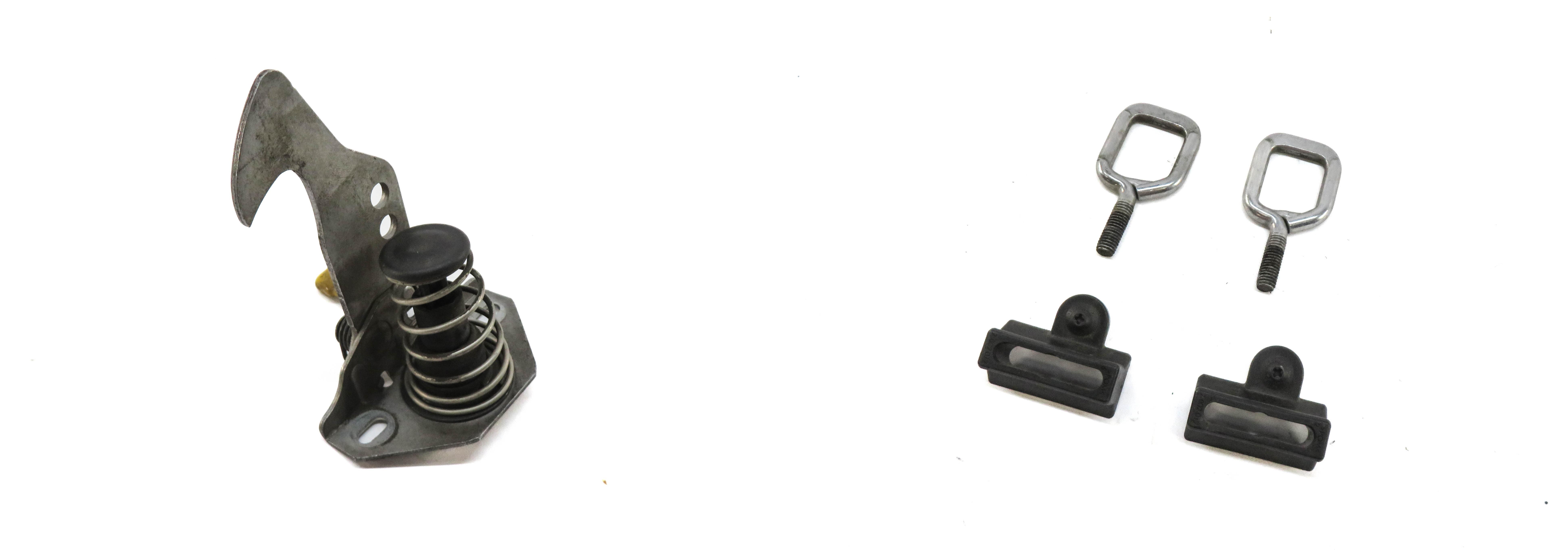 2011 BMW 335i (E90) FRONT HOOD SAFETY LATCH CATCH LATCH SET-3 — exact item pictured