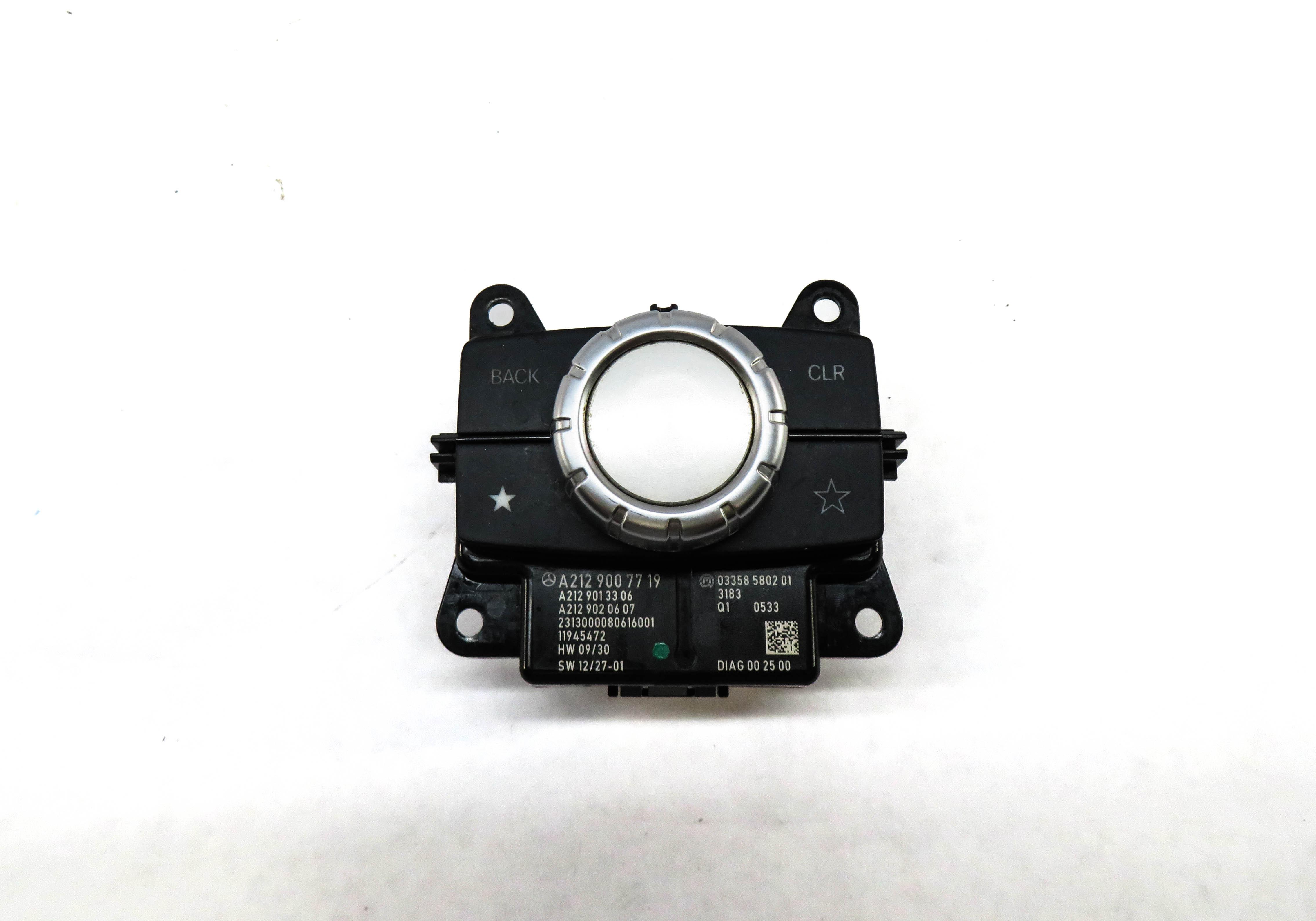 14-15 MERCEDES E-CLASS (W212) RADIO STEREO GPS NAVIGATION COMMAND CONTROL KNOB — exact item pictured