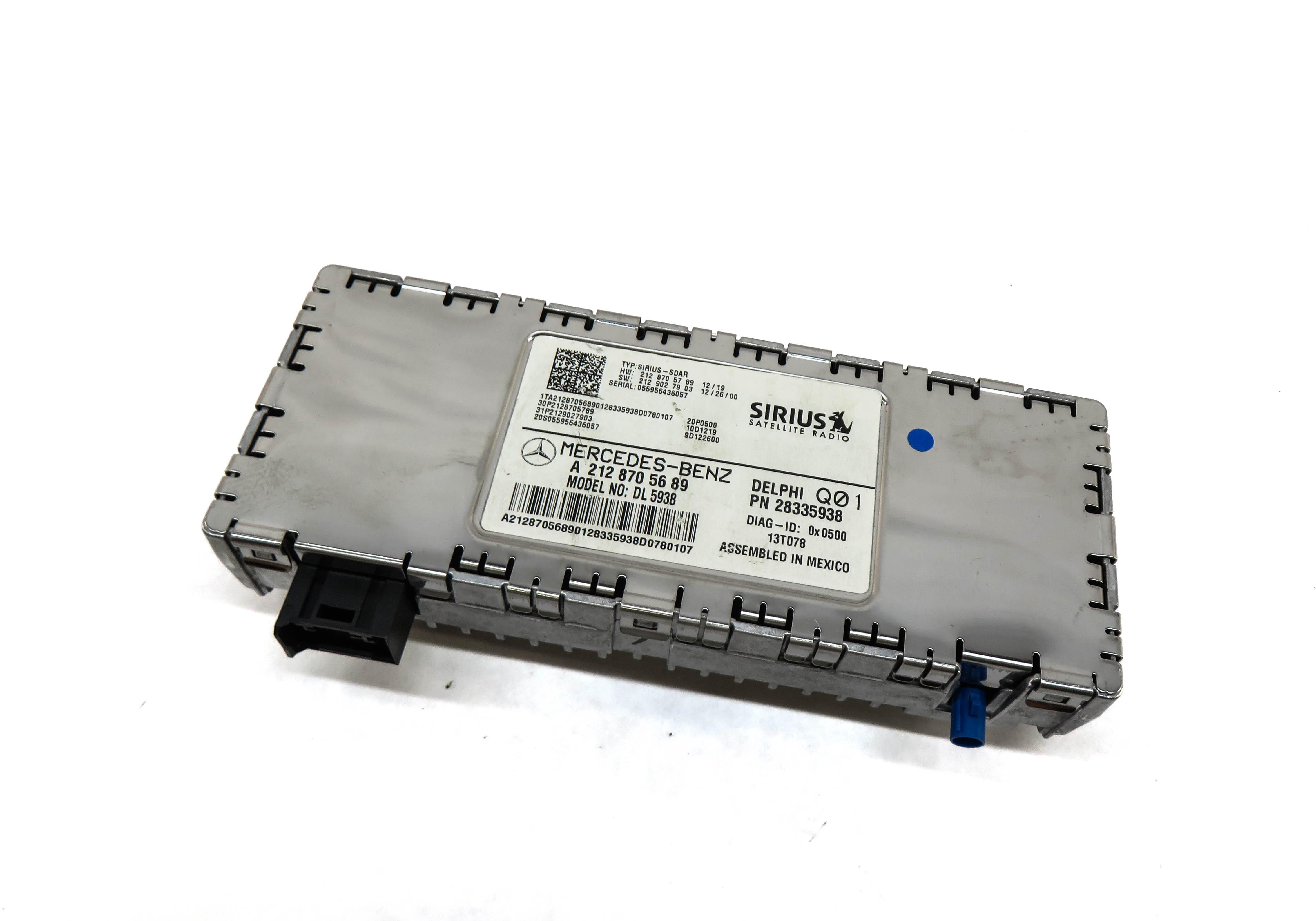 13-16 MERCEDES C117 C218 R172 W212 W463 X166 X204 SIRIUS SATELLITE RADIO MODULE — exact item pictured