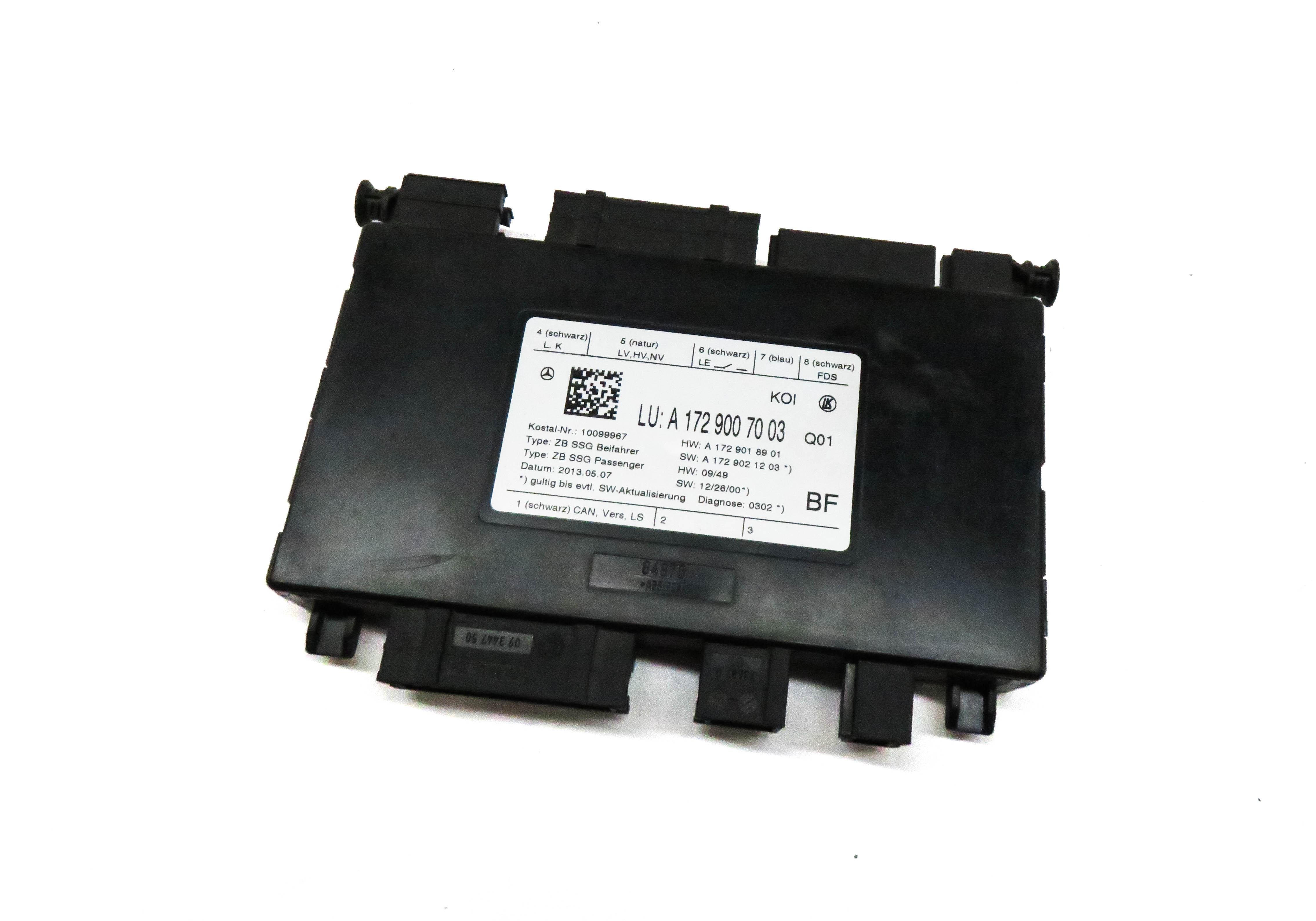 10-18 MERCEDES E CLS CLASS (W212 W218) RIGHT FRONT PASSENGER SEAT CONTROL MODULE — exact item pictured