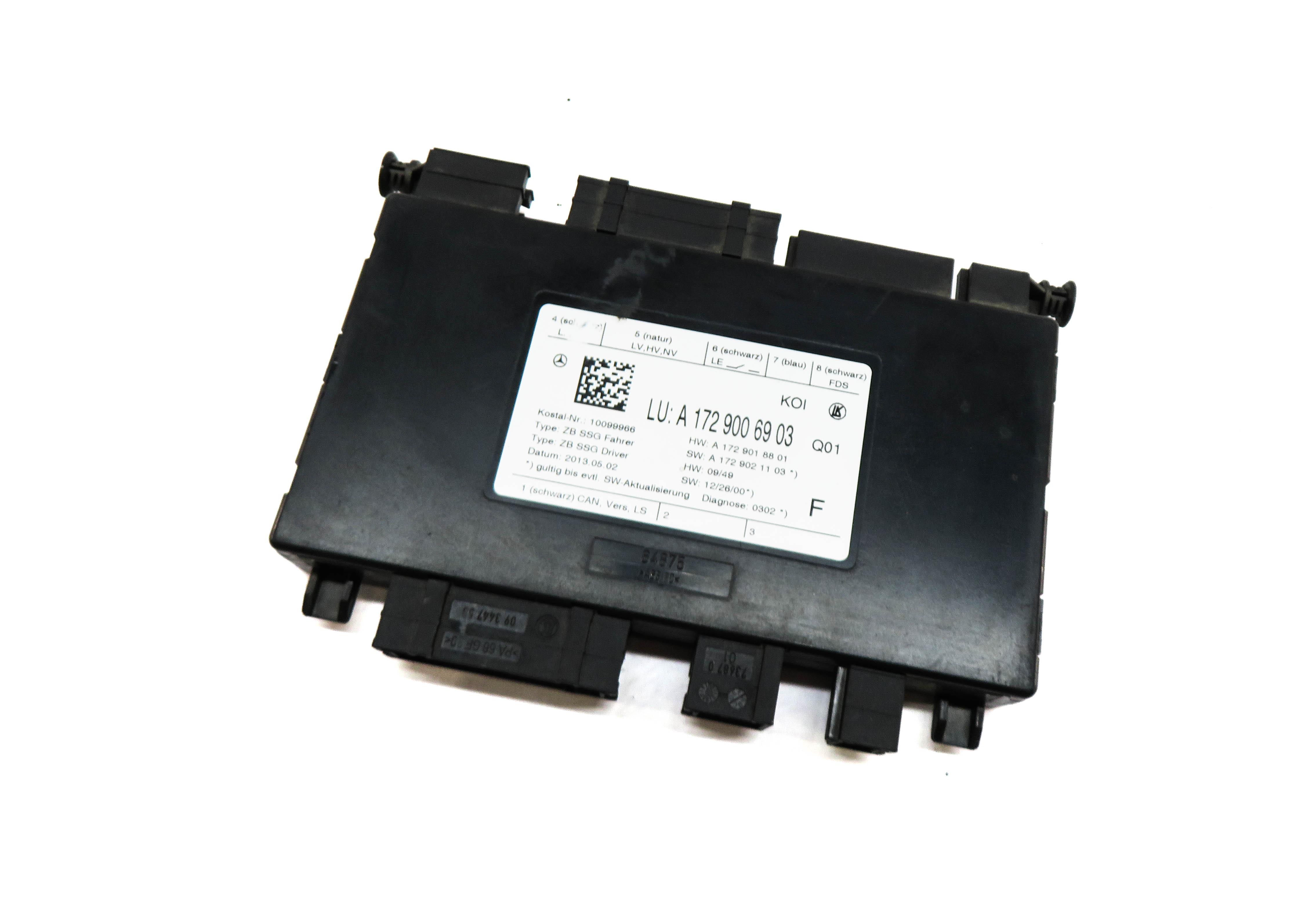 2010-2018 MERCEDES E CLS CLASS (W212 W218) LEFT FRONT DRIVER SEAT CONTROL MODULE — exact item pictured