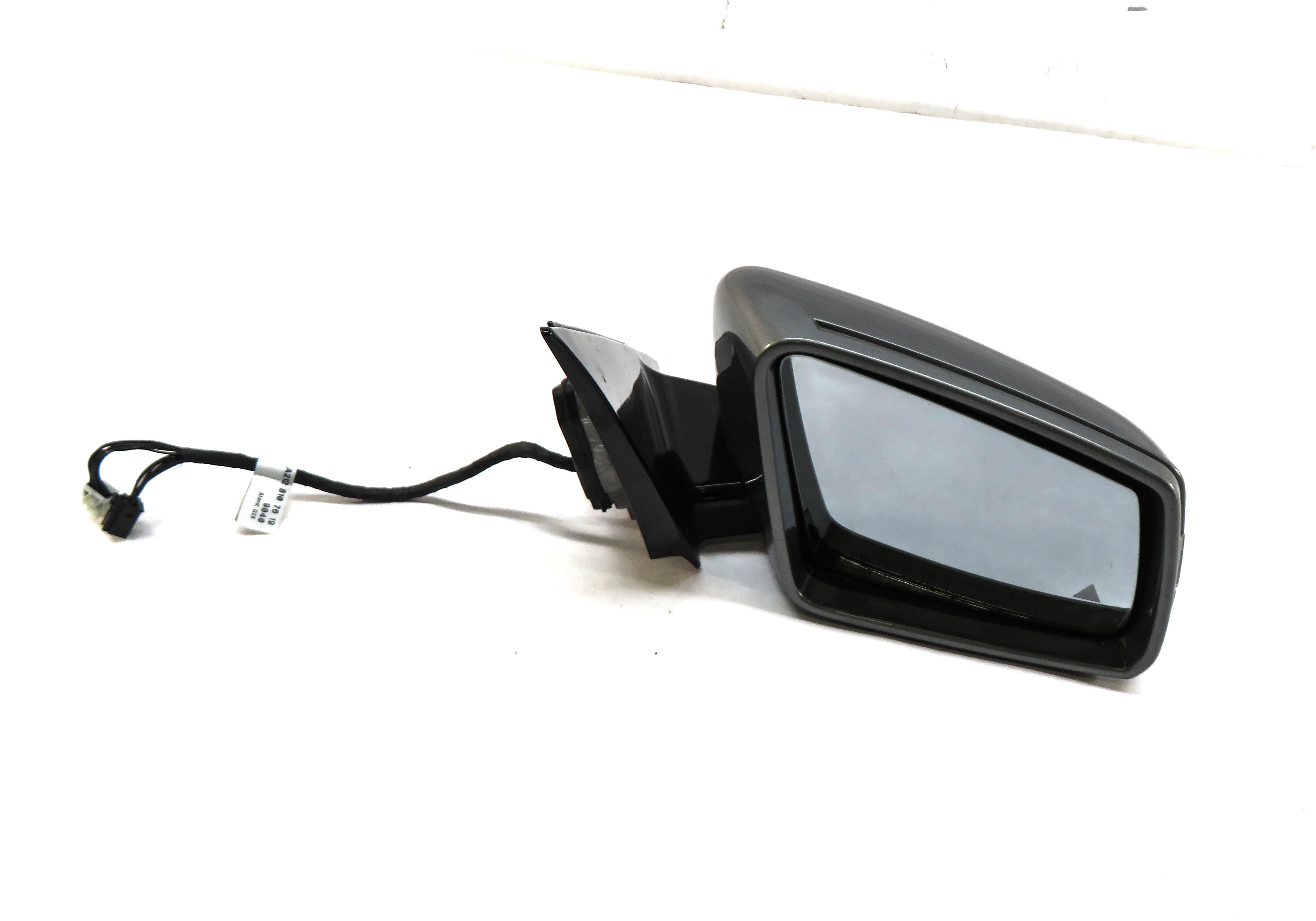 11-14 MERCEDES E300 E350 E550 (W212) RIGHT HEAT BLIND SPOT DOOR MIRROR (SILVER) — exact item pictured