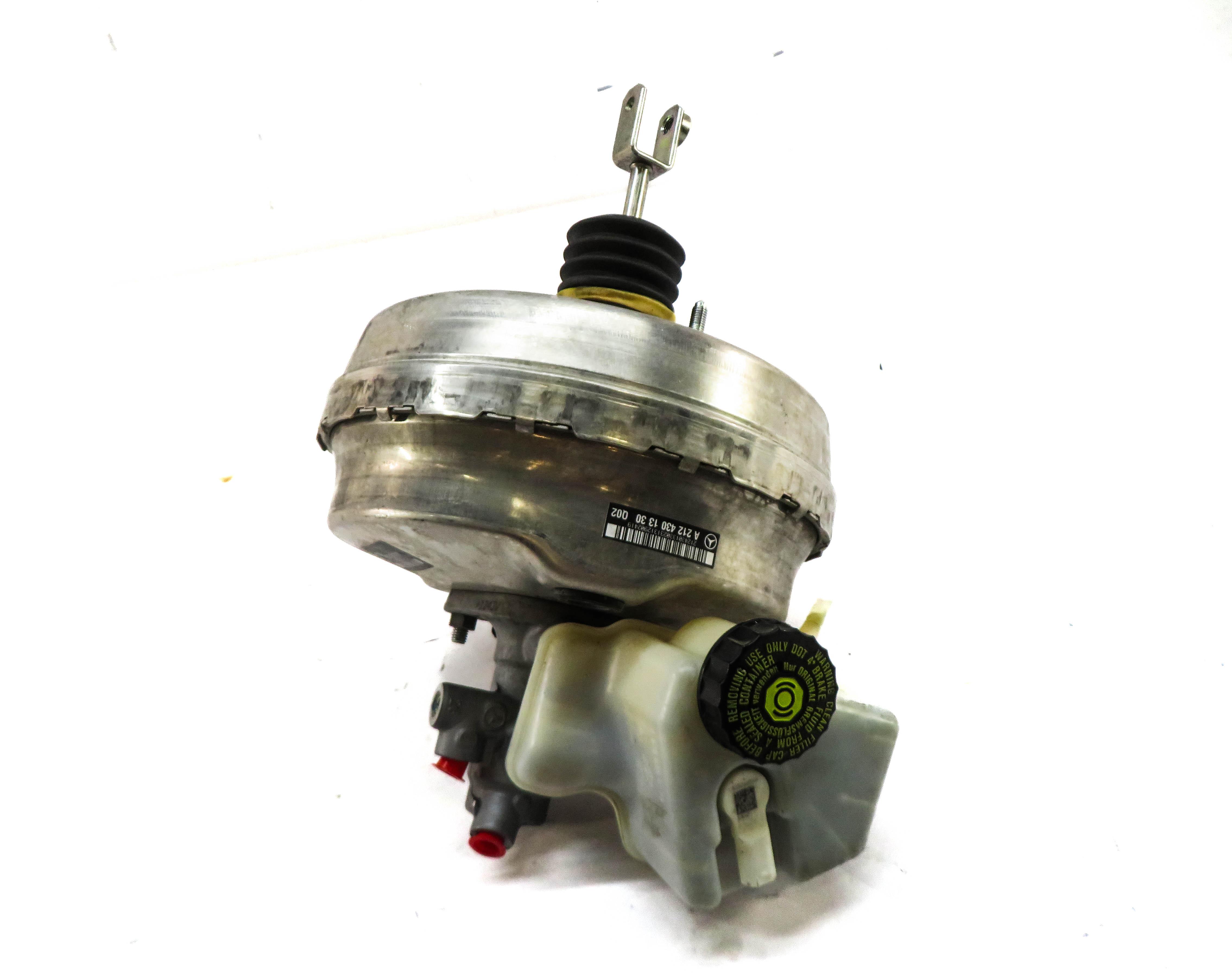 14-18 MERCEDES E CLS CLASS (W212 W218) POWER BRAKE BOOSTER w/ MASTER CYLINDER — exact item pictured