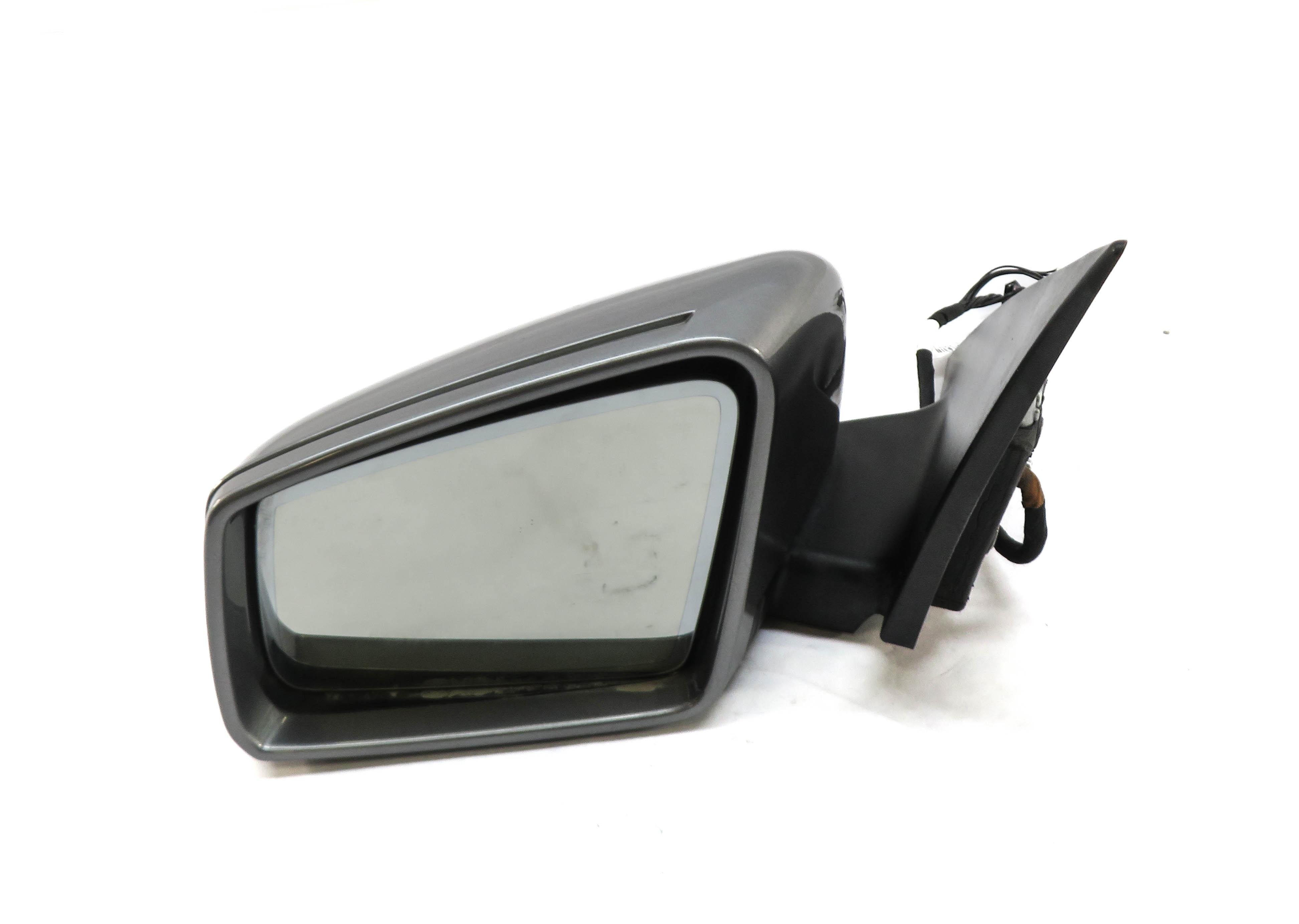 12-14 MERCEDES C250 (W204) LEFT DRIVER HEATED AUTODIM MEMORY DOOR MIRROR SILVER — exact item pictured