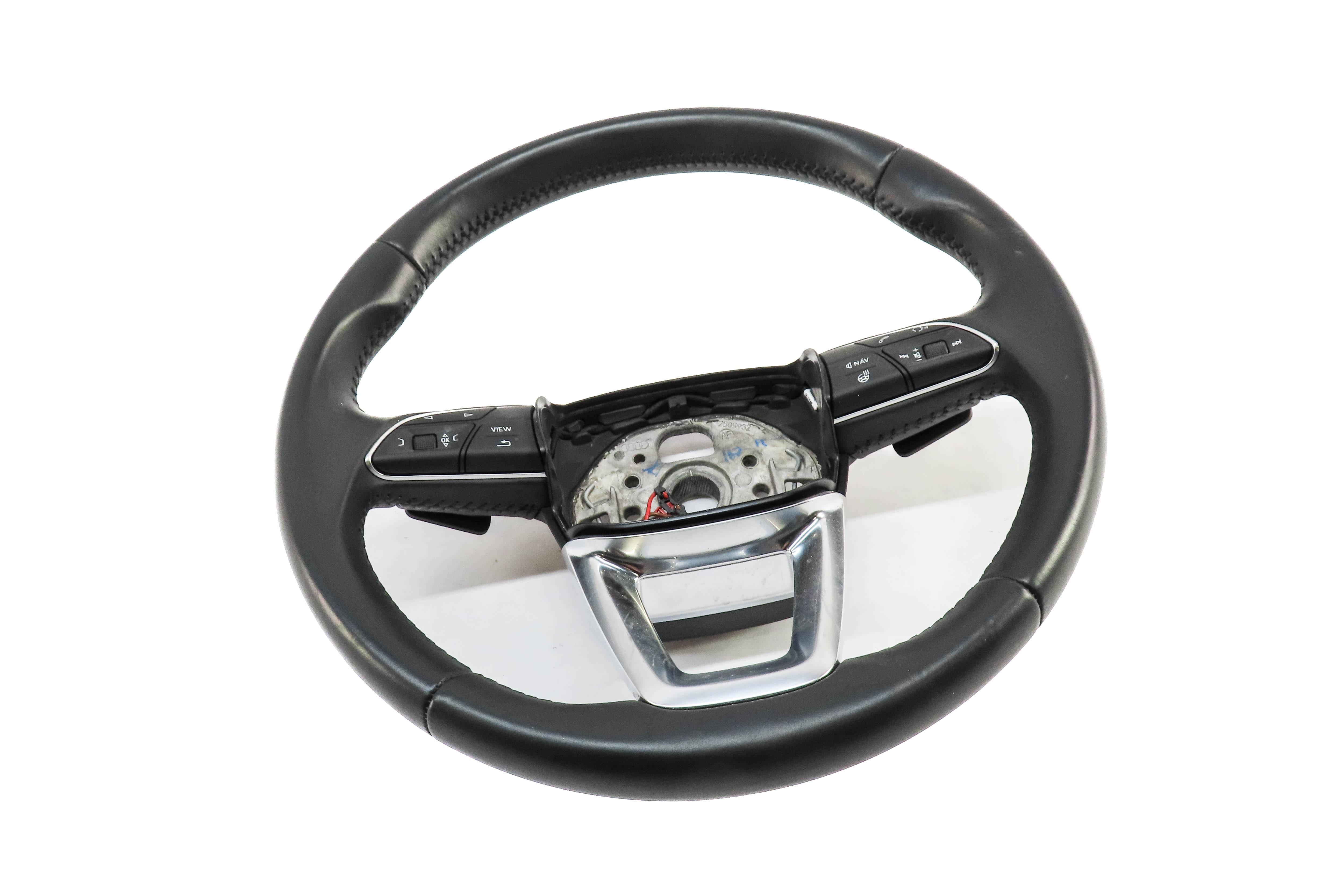 2018-2020 AUDI Q5 SQ5 (FY 80A) DRIVER 3-SPOKE HEATED STEERING WHEEL w/ PADDLES — exact item pictured