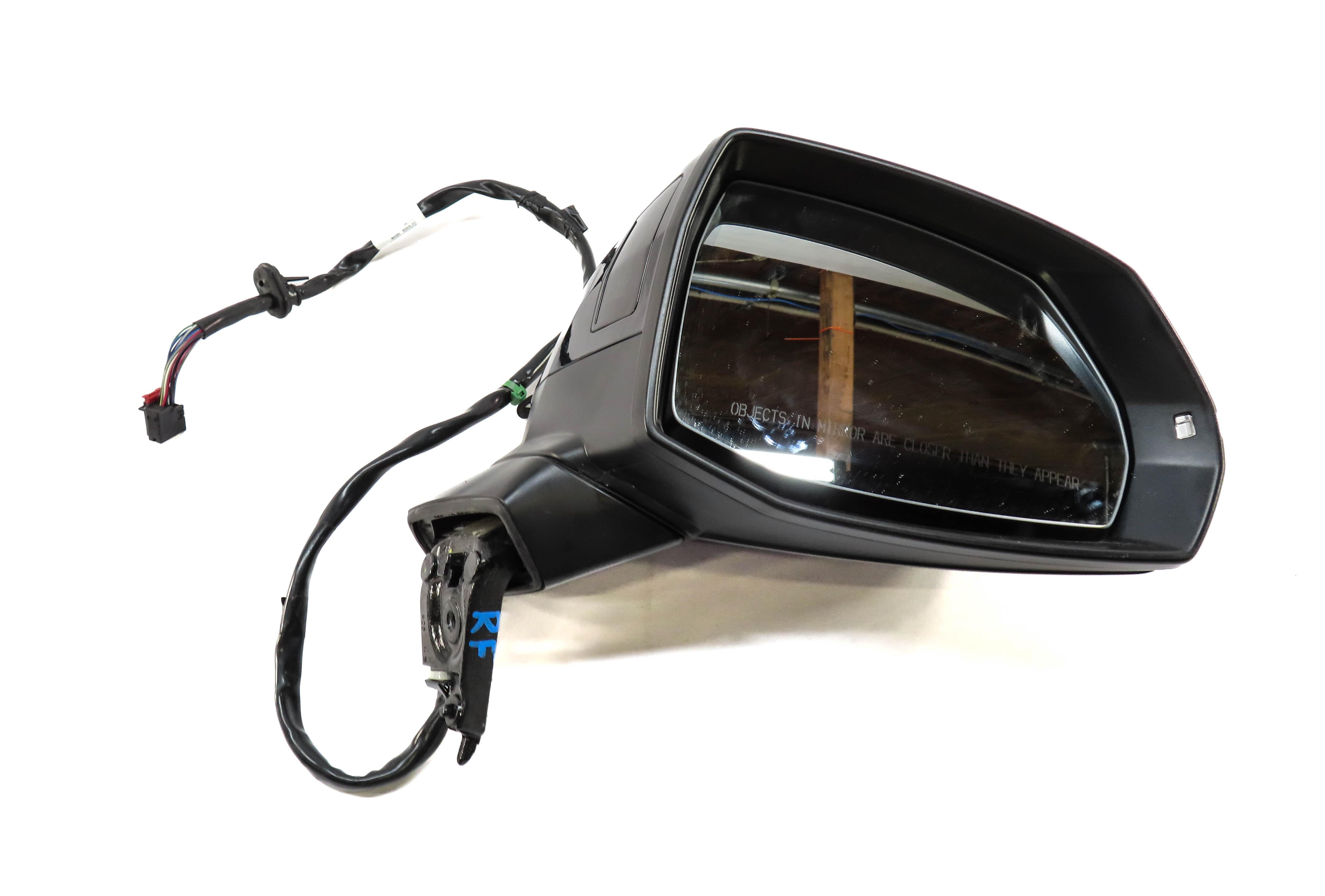 2018-2023 AUDI Q5 (FY 80A) RIGHT P-FOLD AUTODIM BLIND SPOT DOOR MIRROR (BLUE) — exact item pictured