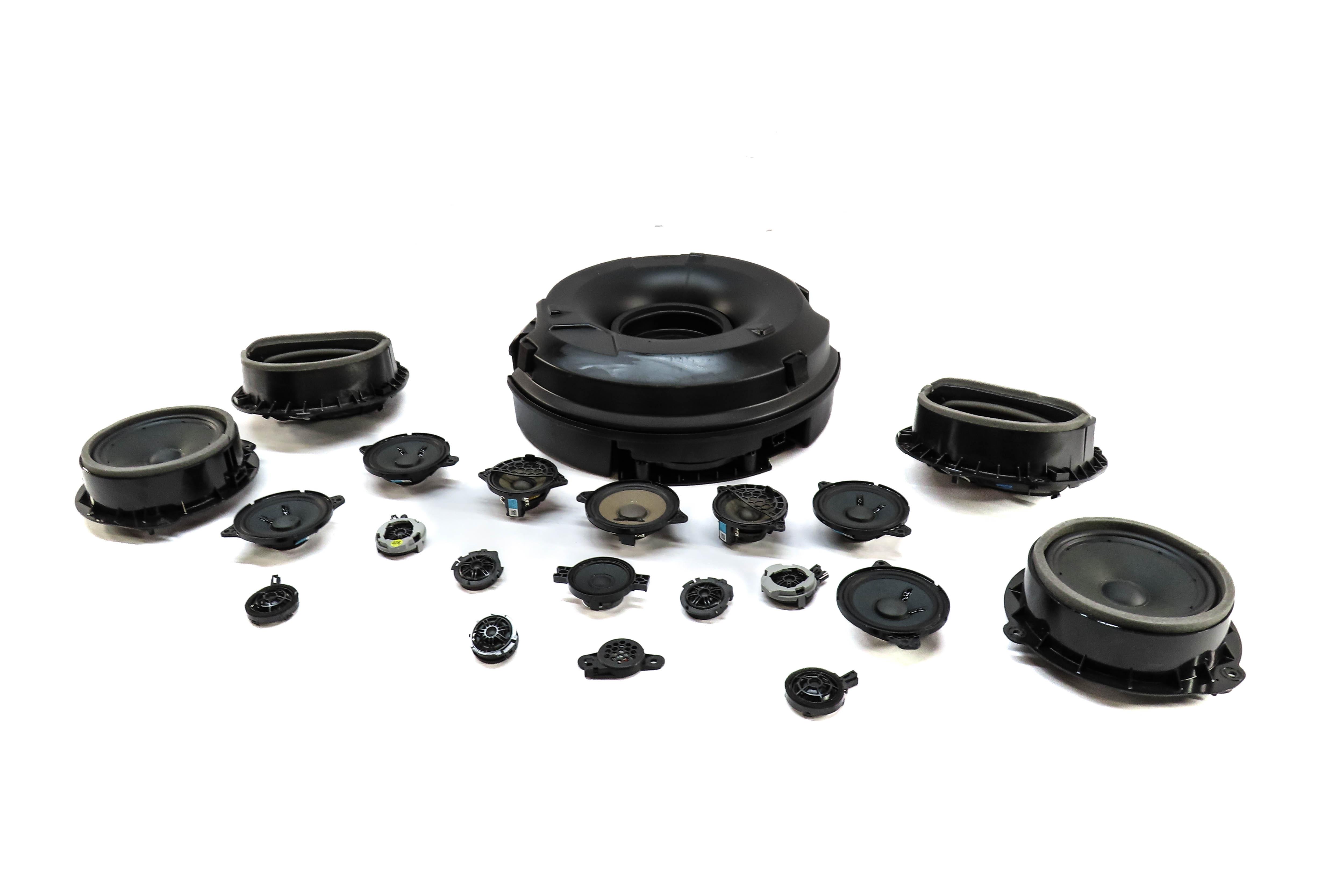 2020 AUDI Q5 (FY 80A) RADIO STEREO AUDIO SUB SUBWOOFER TWEETER SPEAKER SET — exact item pictured