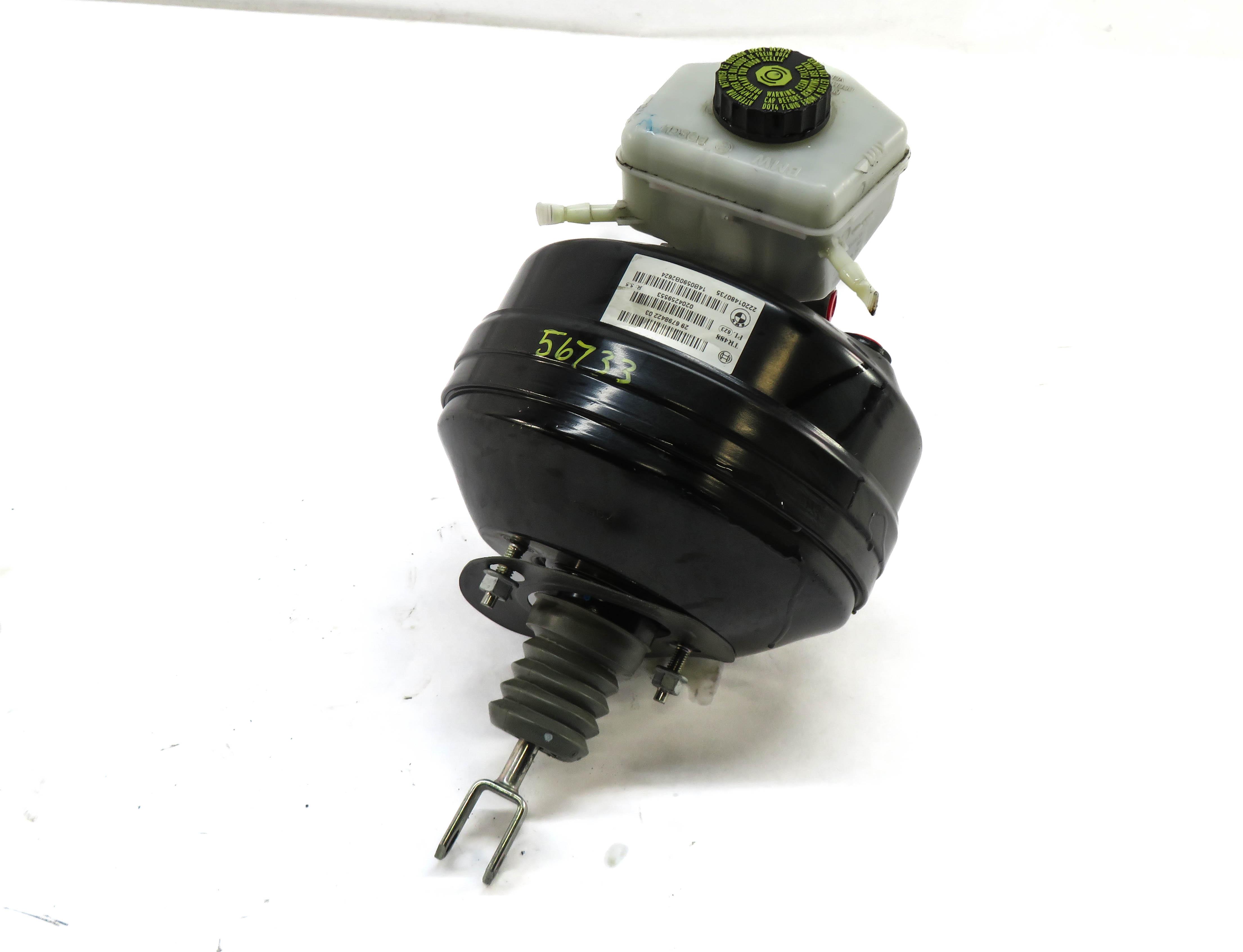 13-20 BMW 2 3 4 SERIES (F22 F30 F32 F34) POWER BRAKE BOOSTER w/ MASTER CYLINDER — exact item pictured