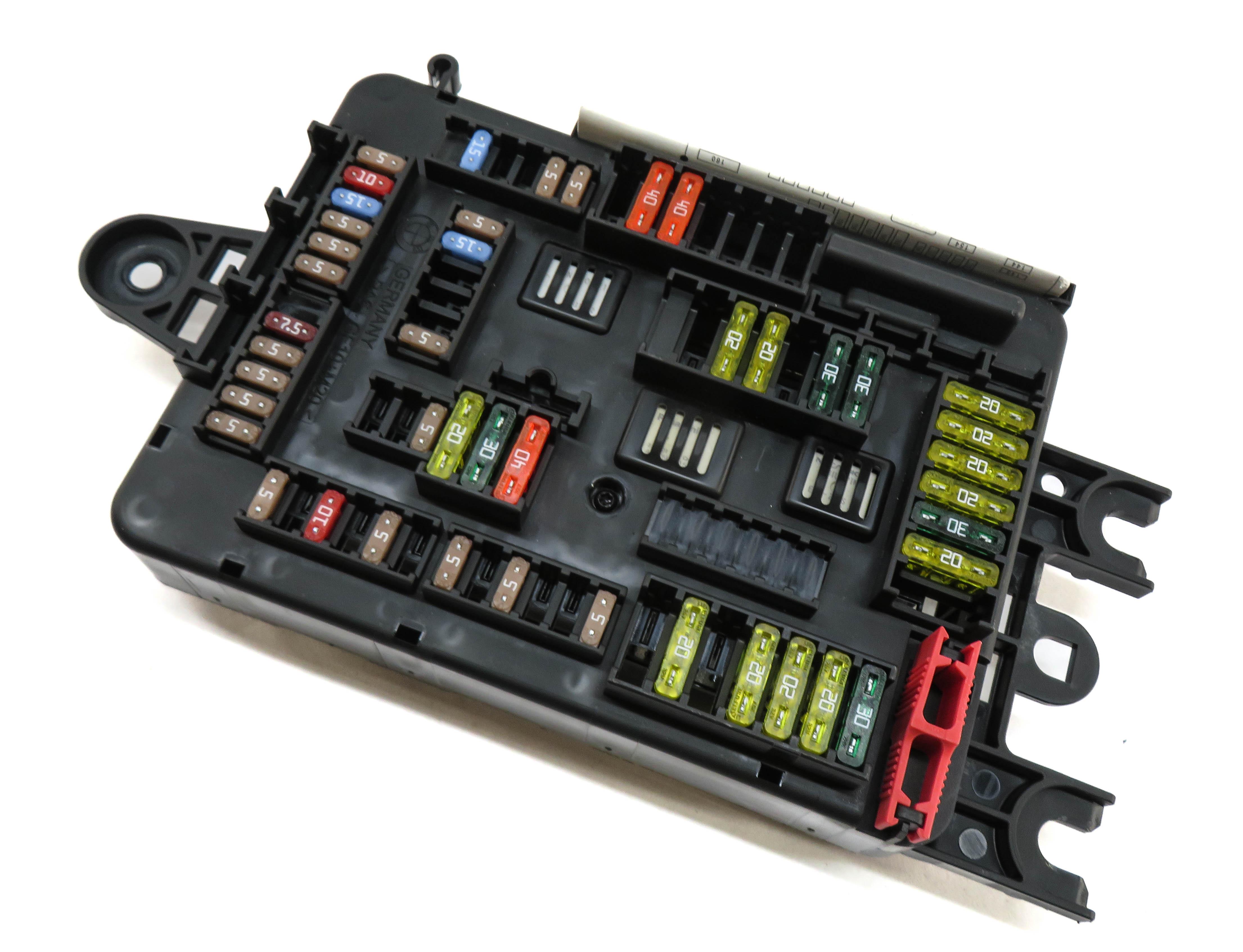 2014 BMW 328i (F30) DIESEL - REAR POWER JUNCTION RELAY FUSE BOX — exact item pictured
