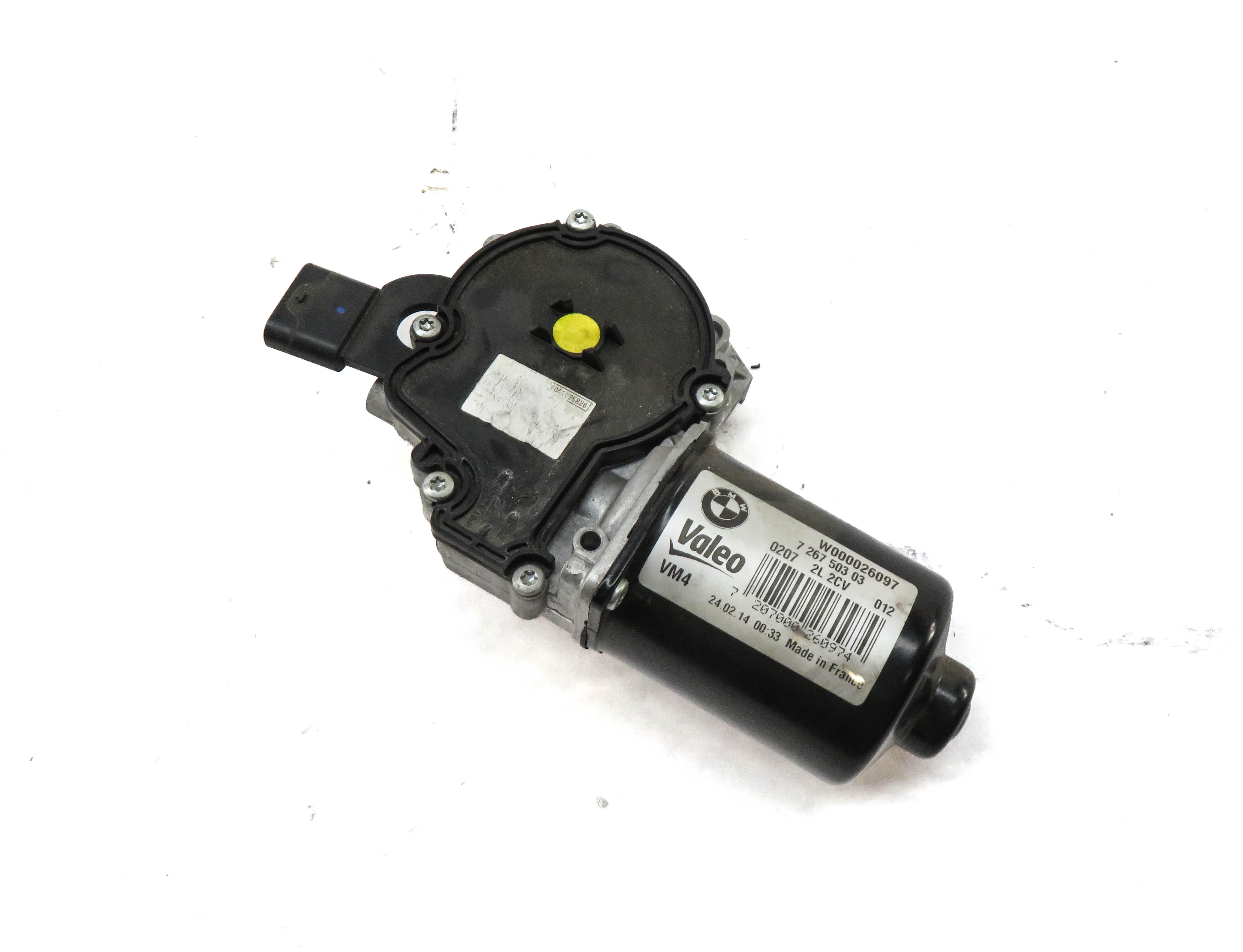 2012-2019 BMW 3 / 4 SERIES (F30 F31 F32 F33 F34) FRONT WINDSHIELD WIPER MOTOR — exact item pictured