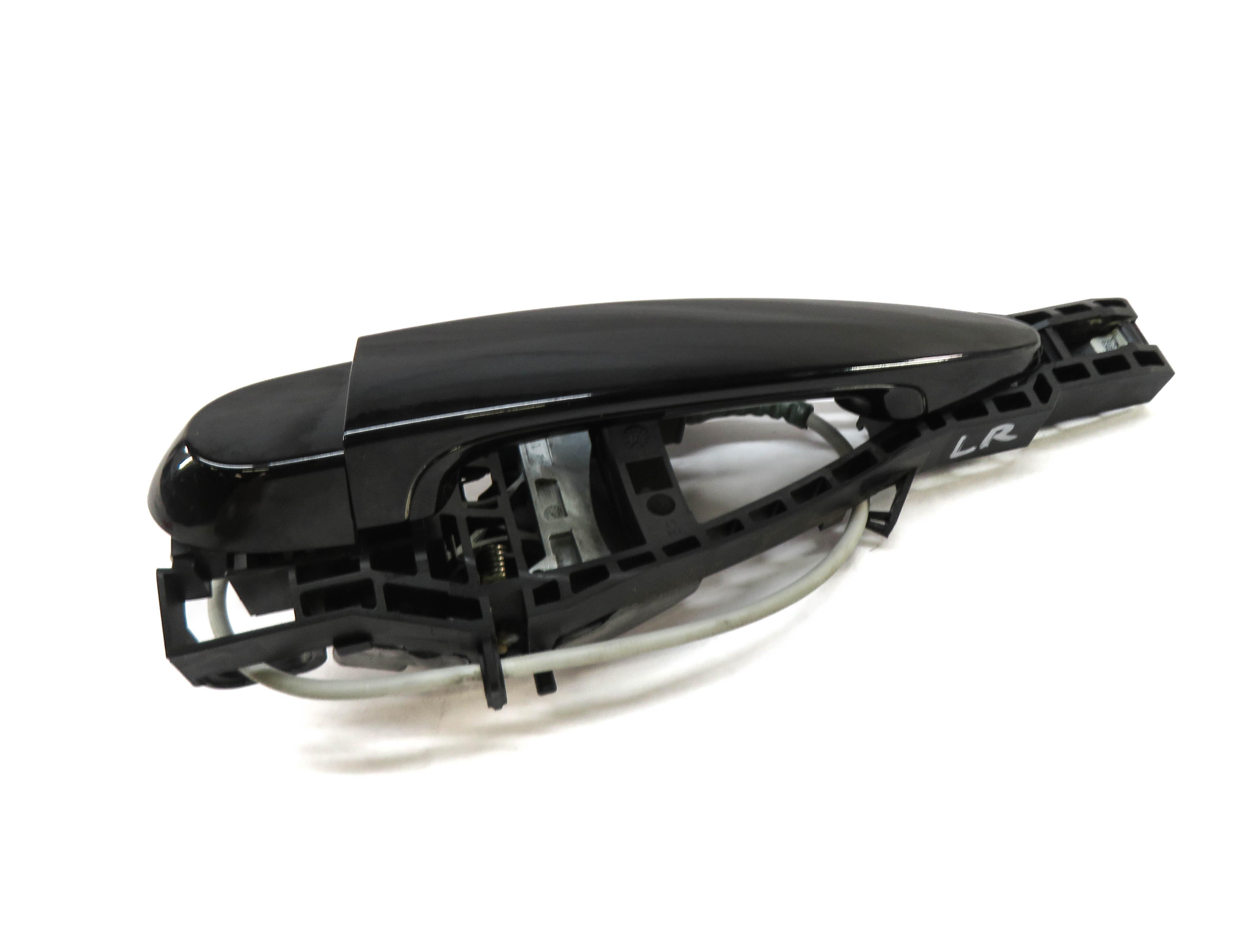 2012-2019 BMW 328i 330i 335i M3 (F30 F31) LEFT SIDE REAR DOOR HANDLE (BLACK 668) — exact item pictured