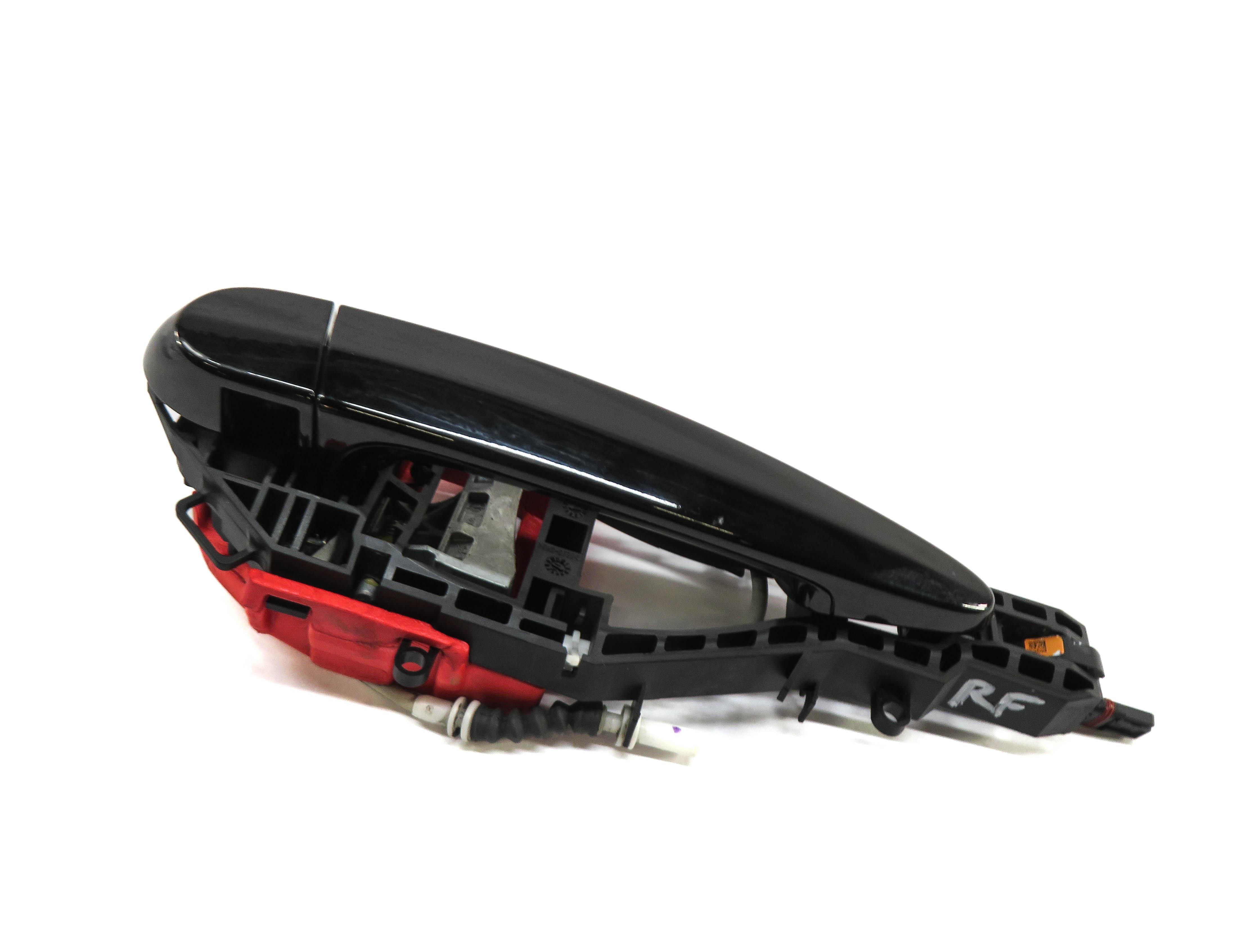 12-19 BMW 328i 330i 335i 340i (F30) RIGHT FRONT COMFORT DOOR HANDLE (BLACK 668) — exact item pictured