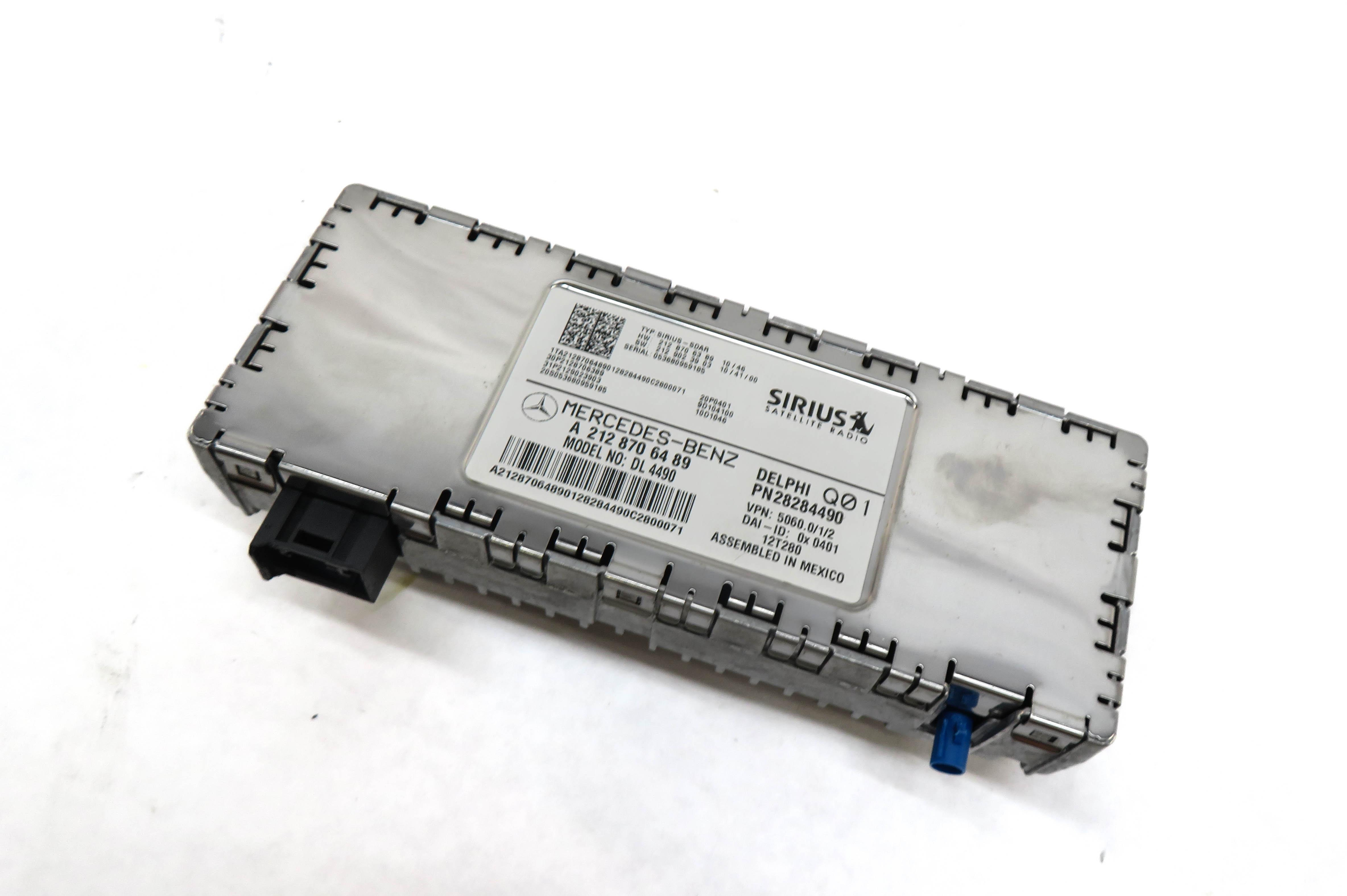 2010-2016 MERCEDES B C E ML SL CLS (W204 W166 W212 X204) SIRIUS SATELLITE MODULE — exact item pictured