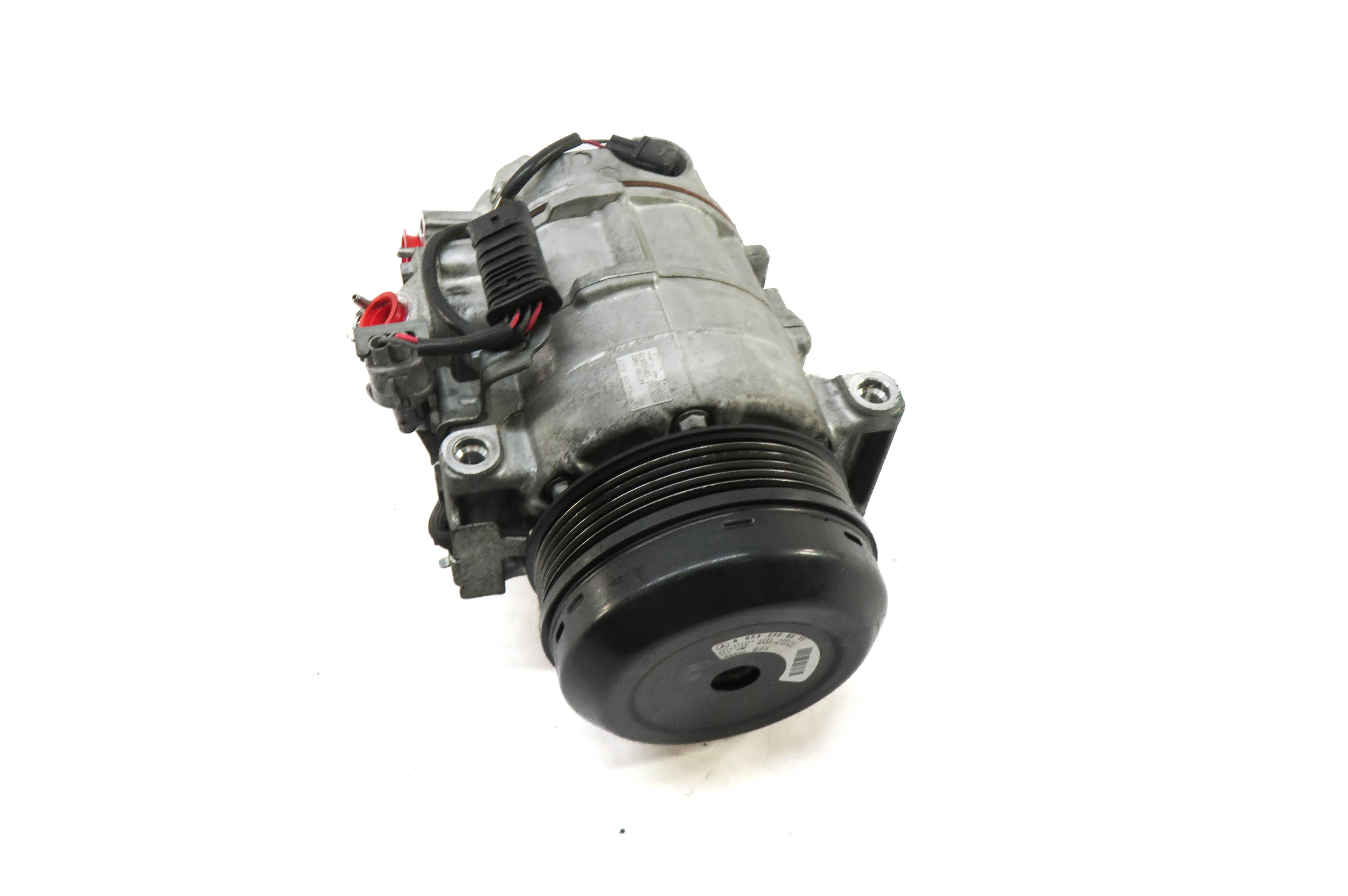 12-15 MERCEDES C250 SLK250 (W204 R172) 1.8L TURBO ENGINE AIR A/C COMPRESSOR PUMP — exact item pictured
