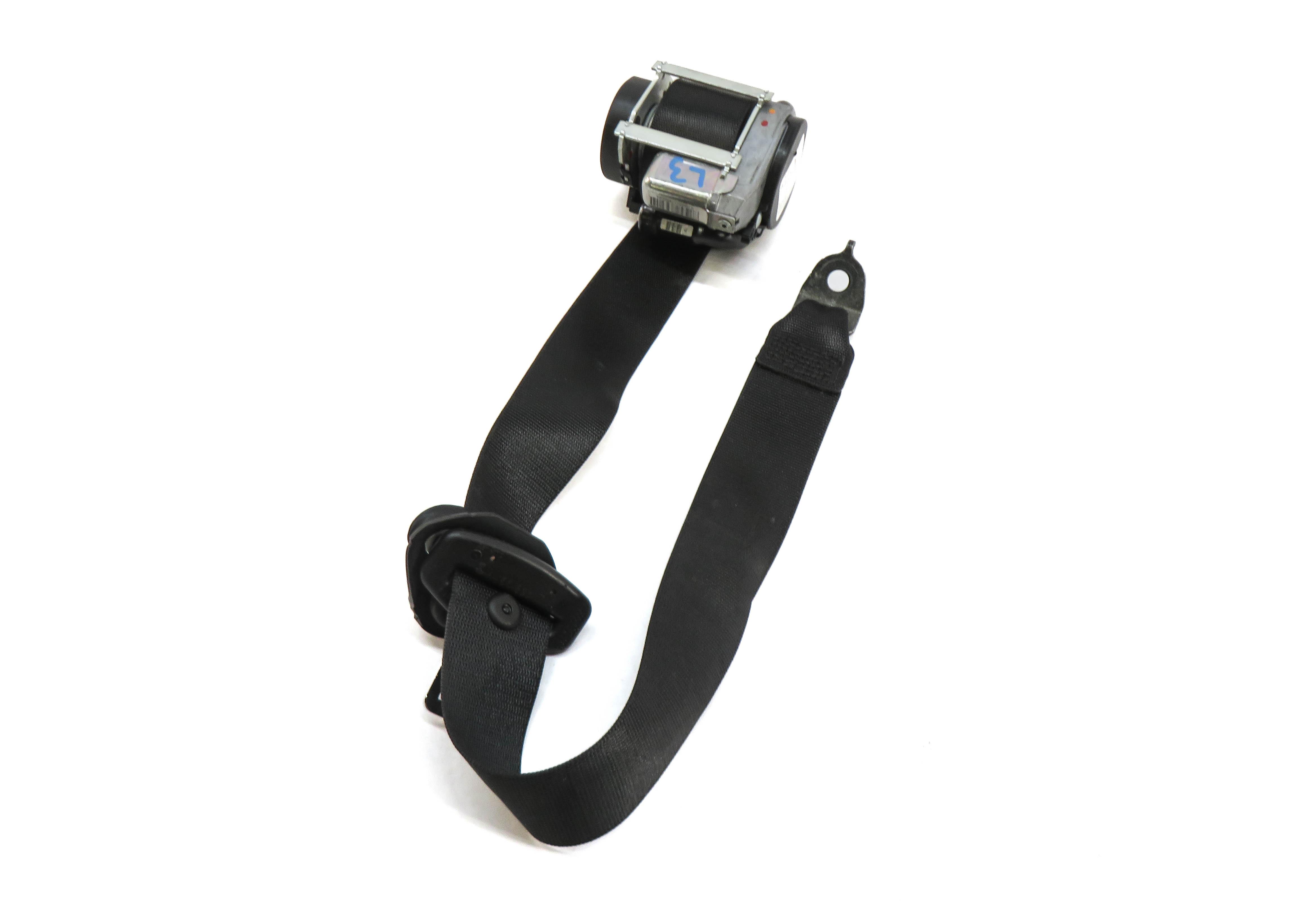 2013 MERCEDES GL450 (X166) REAR LEFT 3rd ROW SEAT SEATBELT RETRACTOR (BLACK) — exact item pictured