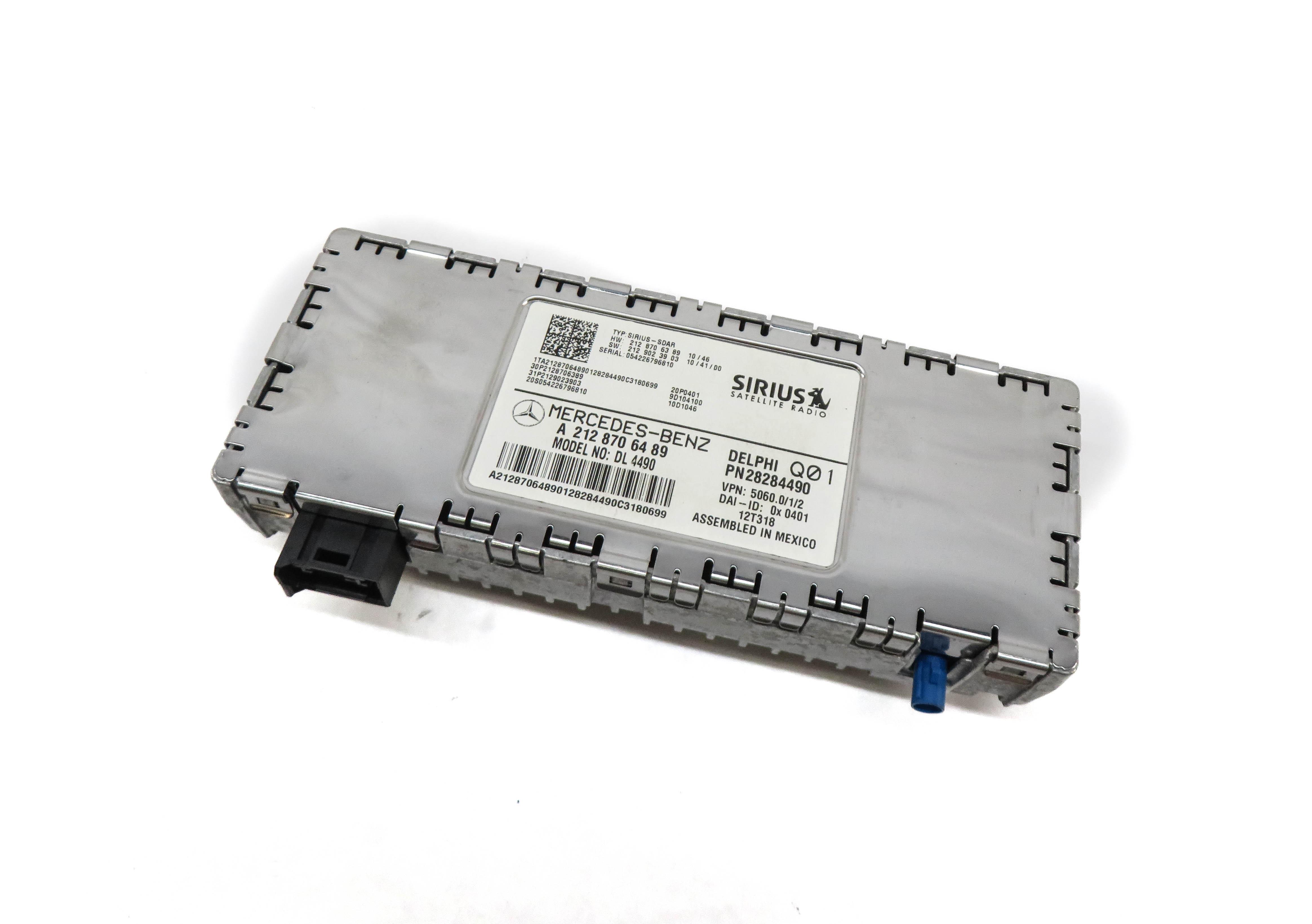 2013 MERCEDES GL450 (X166) SIRIUS SATELLITE RADIO RECEIVER CONTROL MODULE — exact item pictured