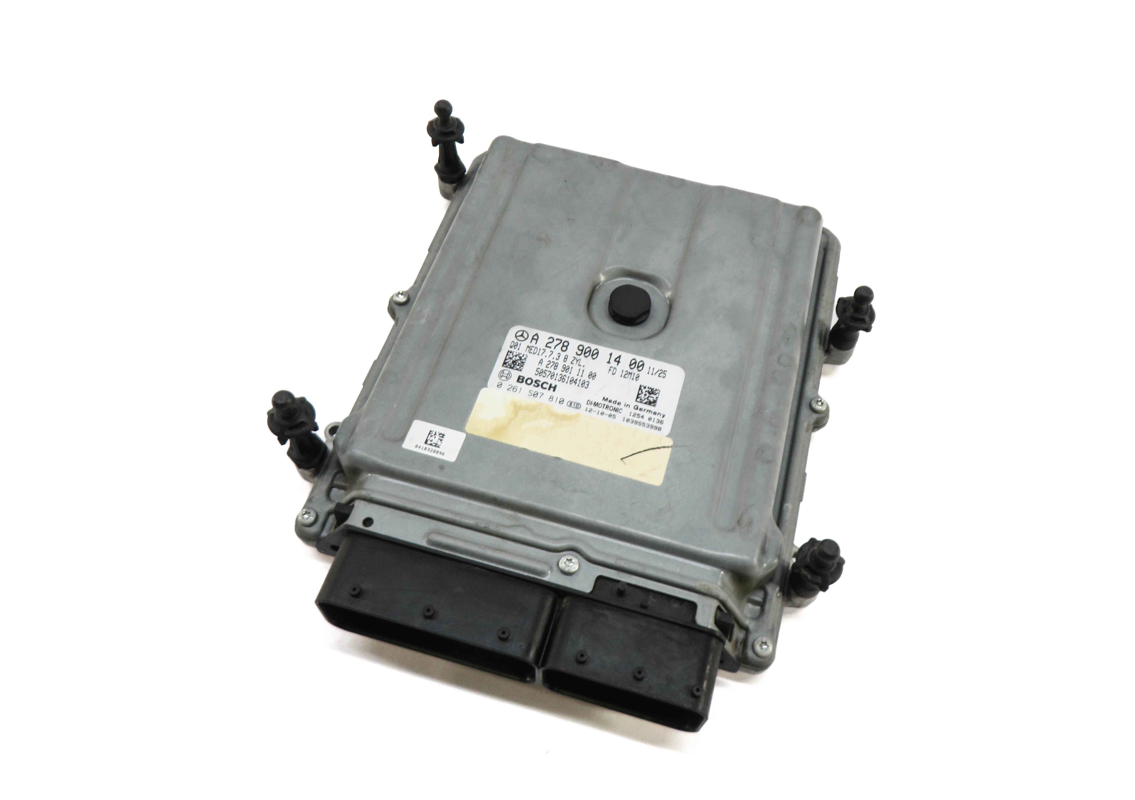 2013 MERCEDES GL450 GL550 GL63 ML550 ML63 (X166) 4.6L M278 ENGINE CONTROL MODULE — exact item pictured