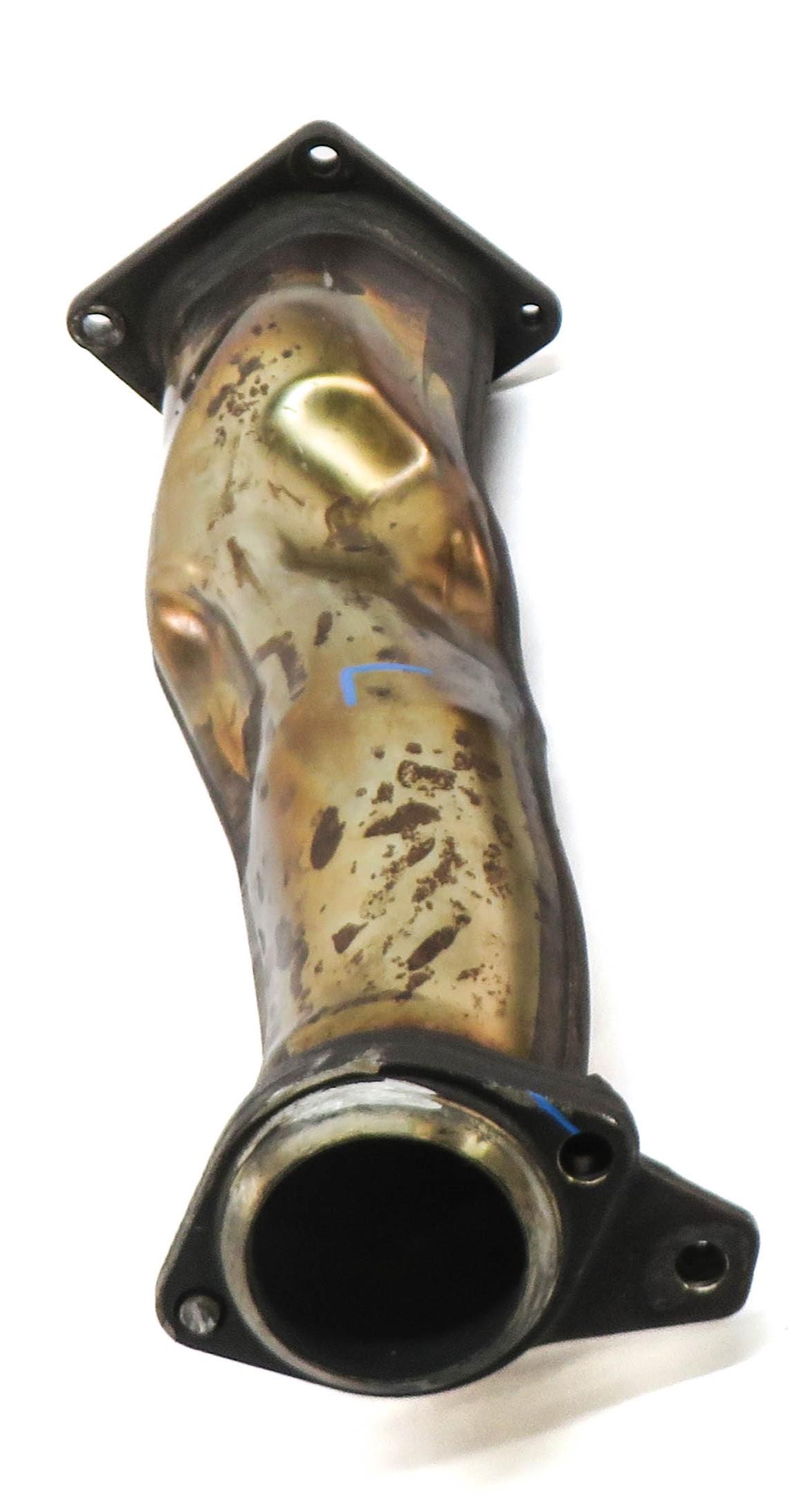 2013 MERCEDES GL450 (X166) 4.6L M278 ENGINE LEFT TURBOCHARGER EXHAUST PIPE — exact item pictured